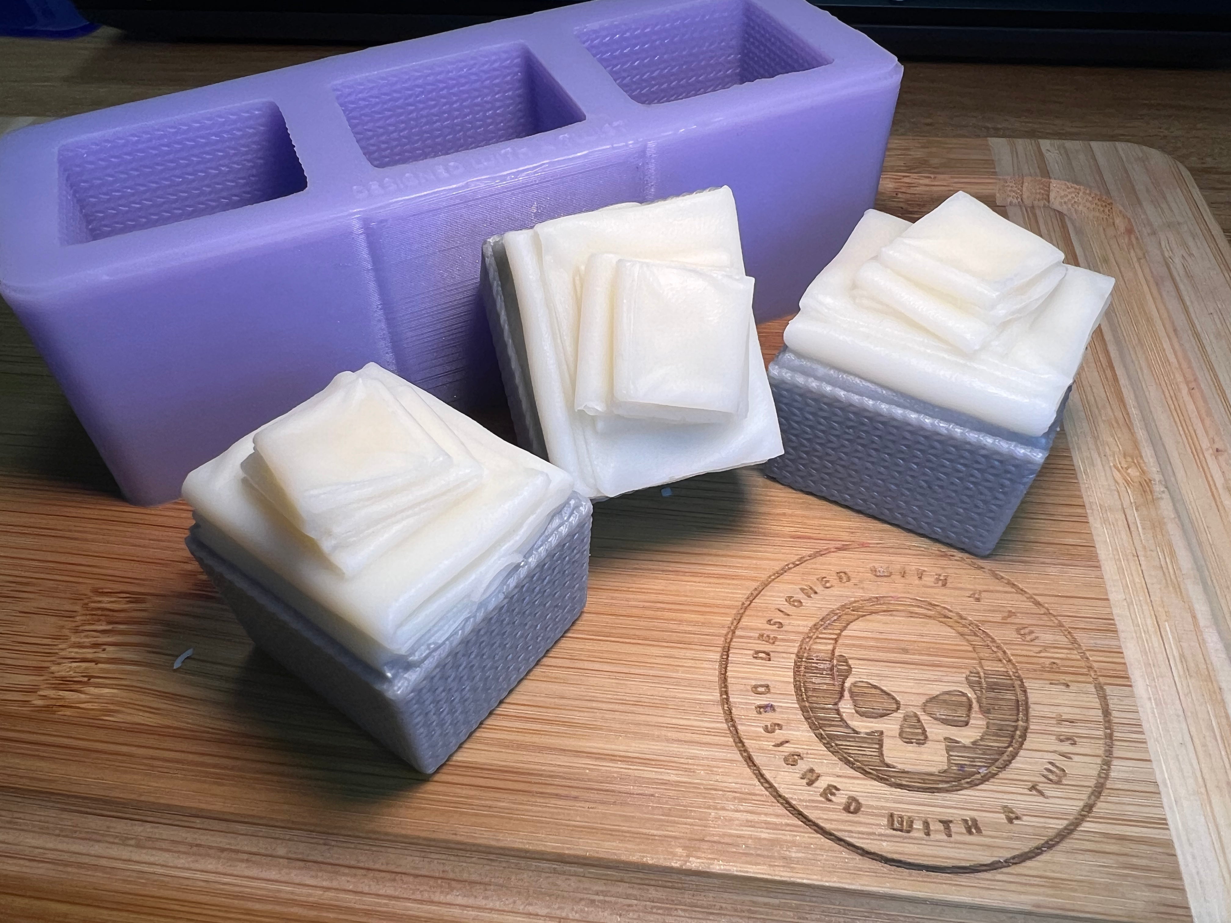 3D Basket Wax Melt Silicone Mold - Designed with a Twist - Top quality silicone molds made in the UK.