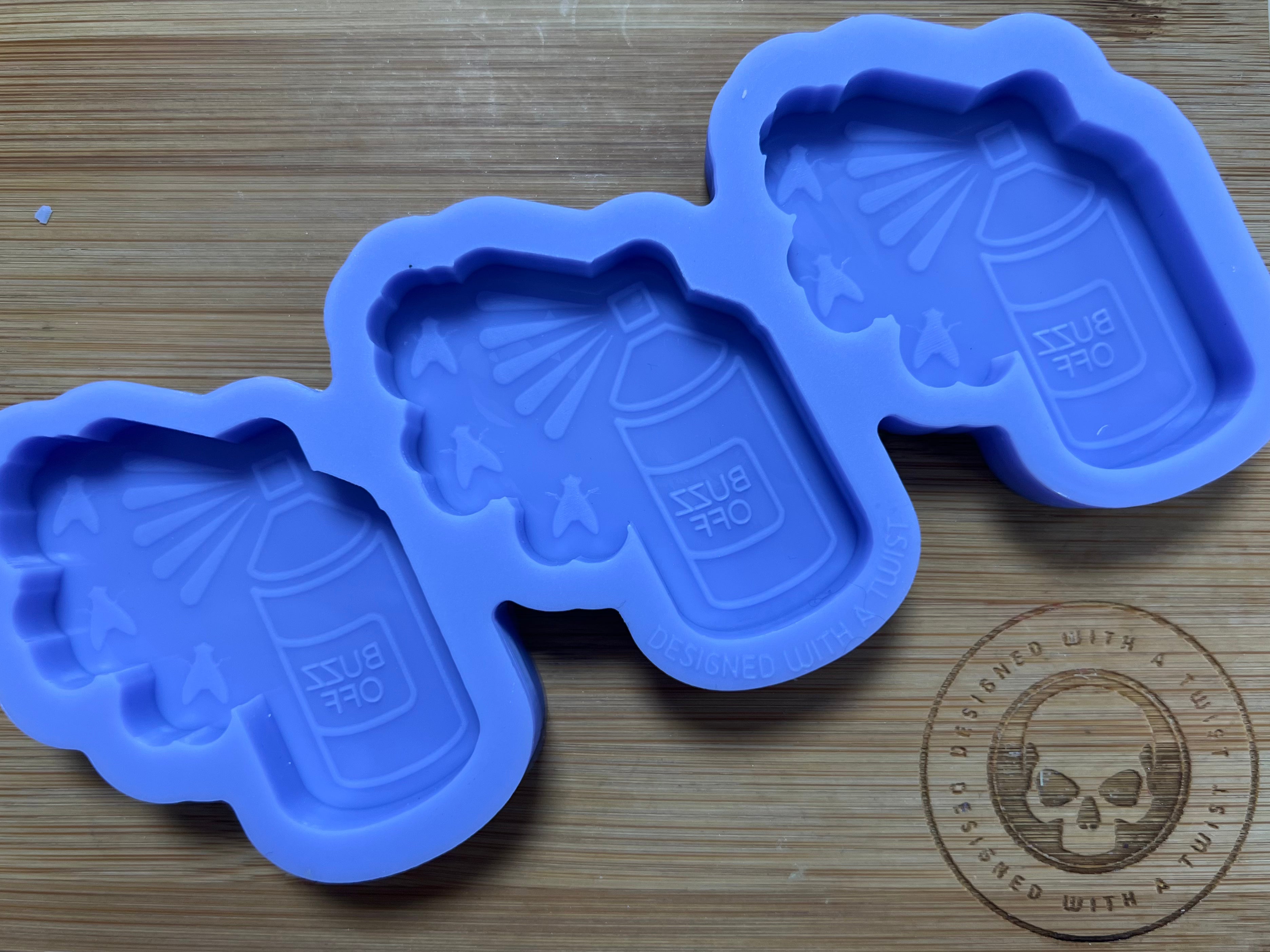 Fly Spray Silicone Mold - Designed with a Twist - Top quality silicone molds made in the UK.