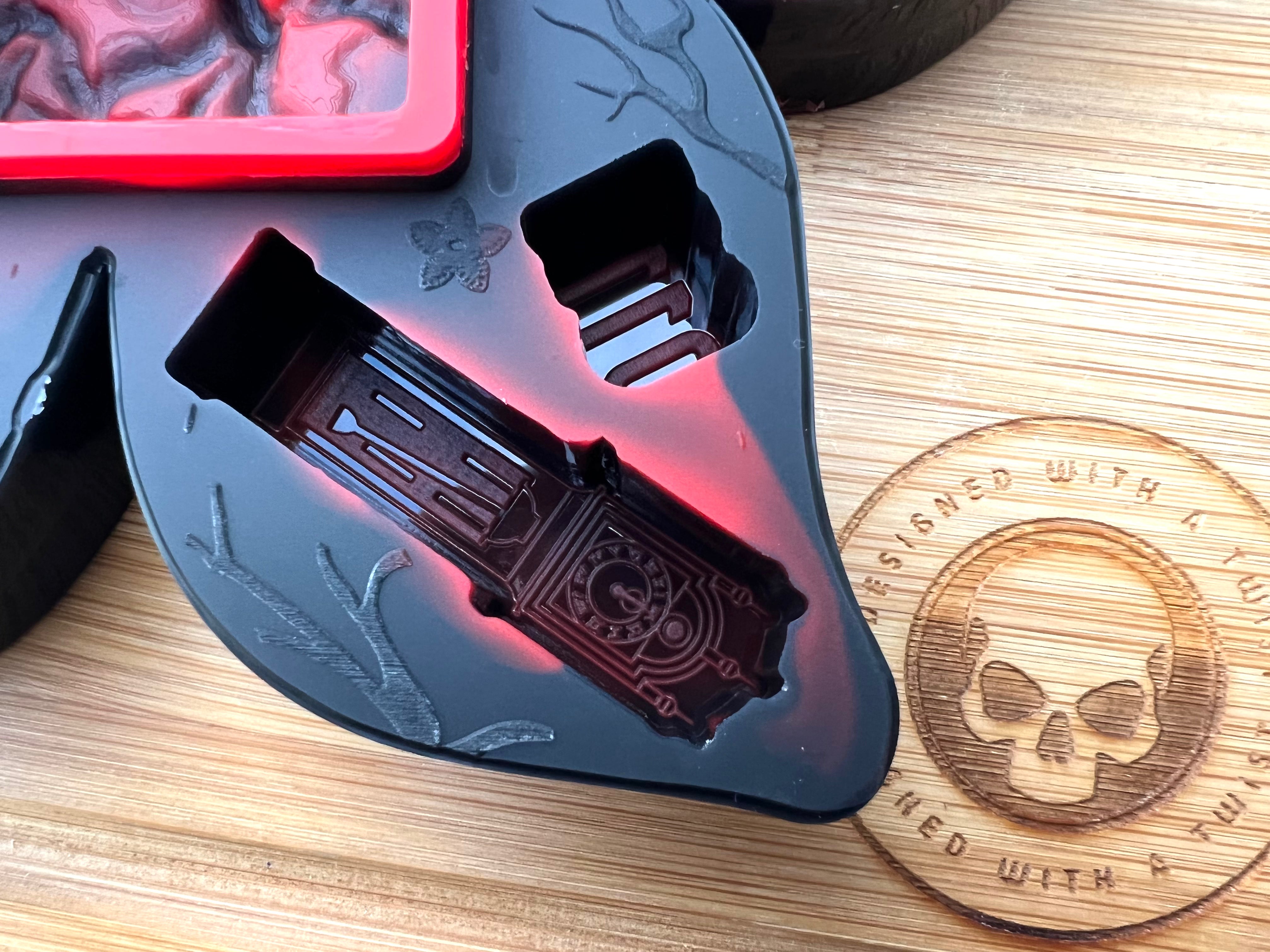 Upside Down Wax Melt and Snap Bar Silicone Mold - Designed with a Twist - Top quality silicone molds made in the UK.