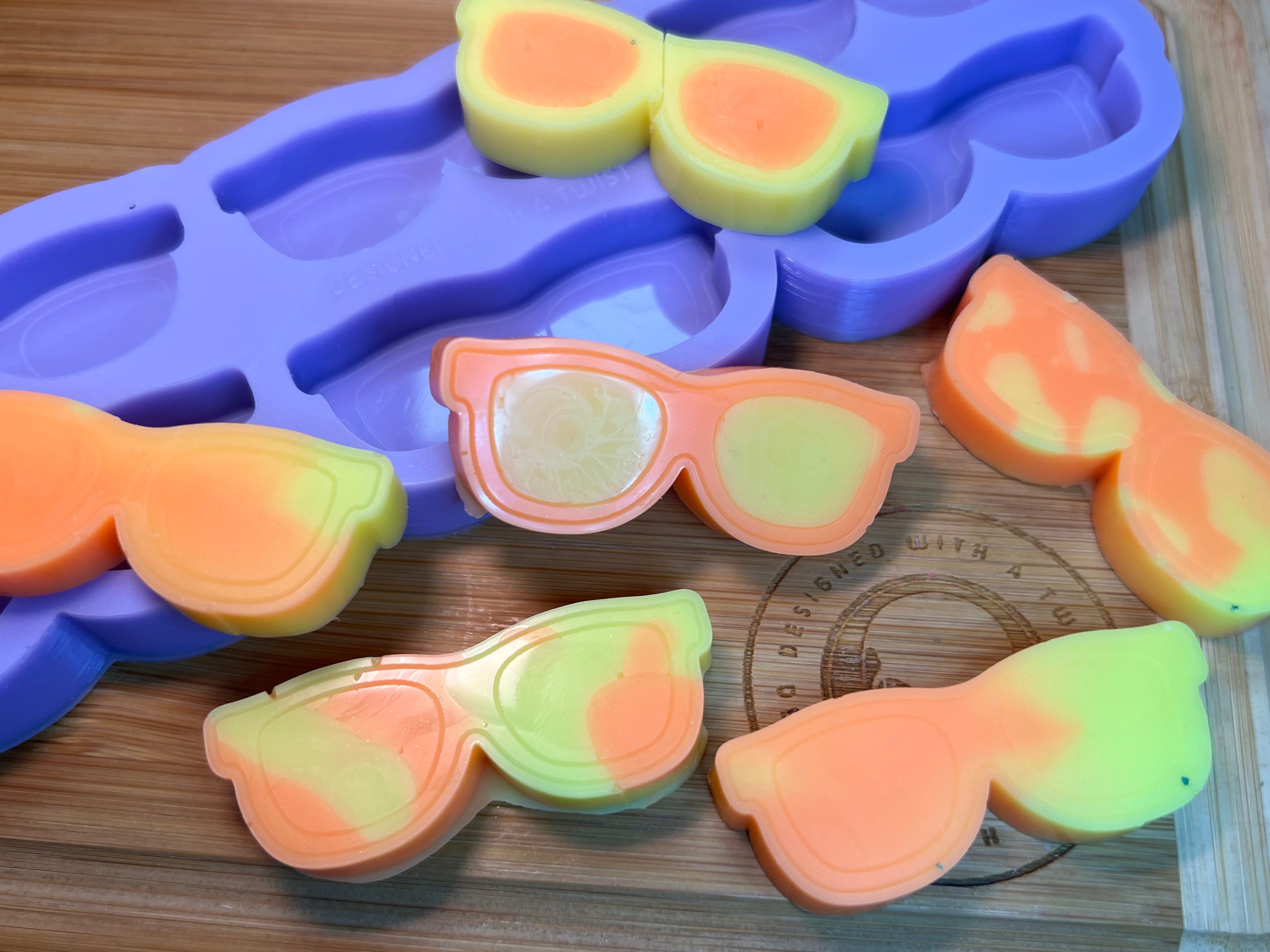 Sunglasses Silicone Mold - Designed with a Twist - Top quality silicone molds made in the UK.