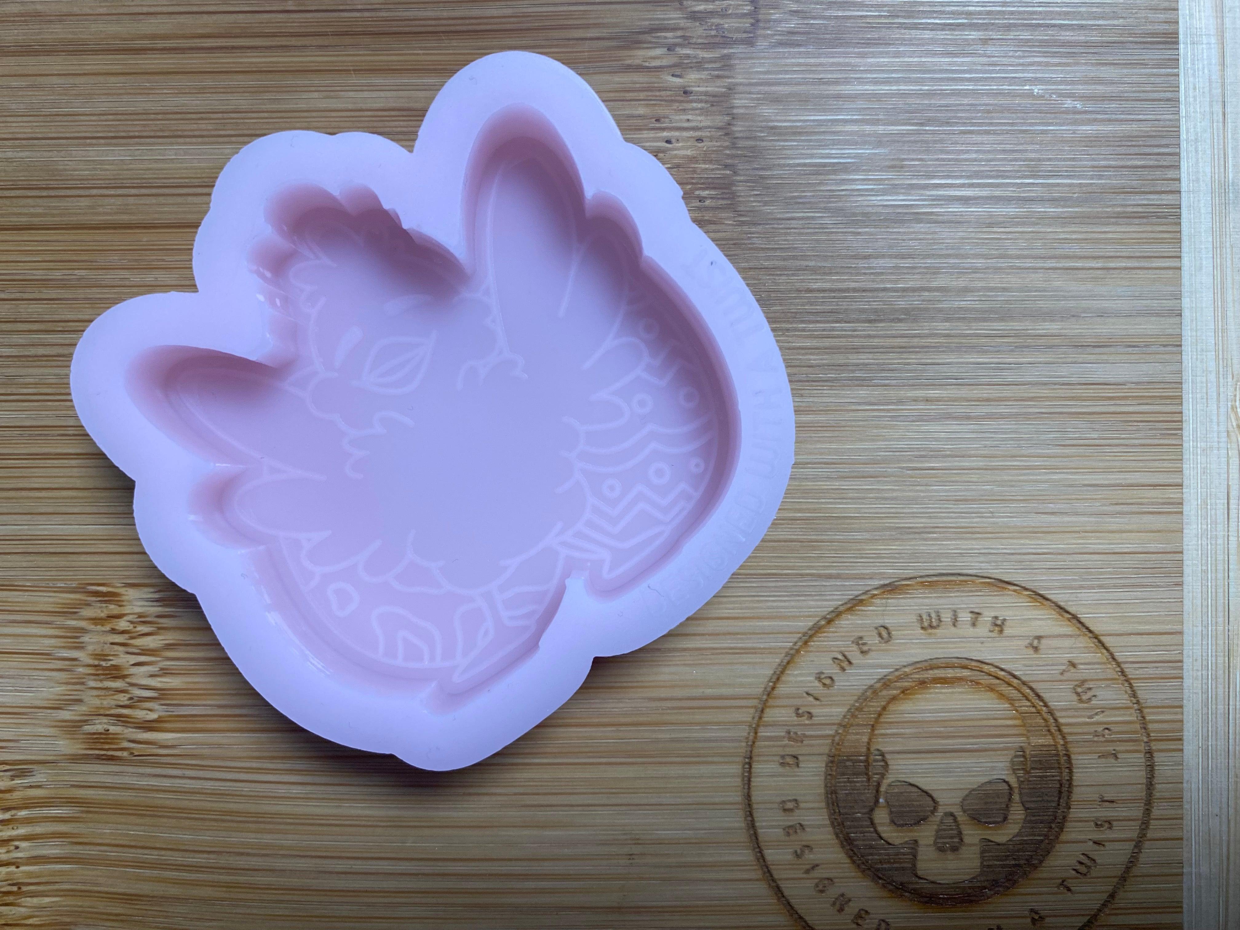 Easter Chick Wax Melt Tart Silicone Mold - Designed with a Twist - Top quality silicone molds made in the UK.