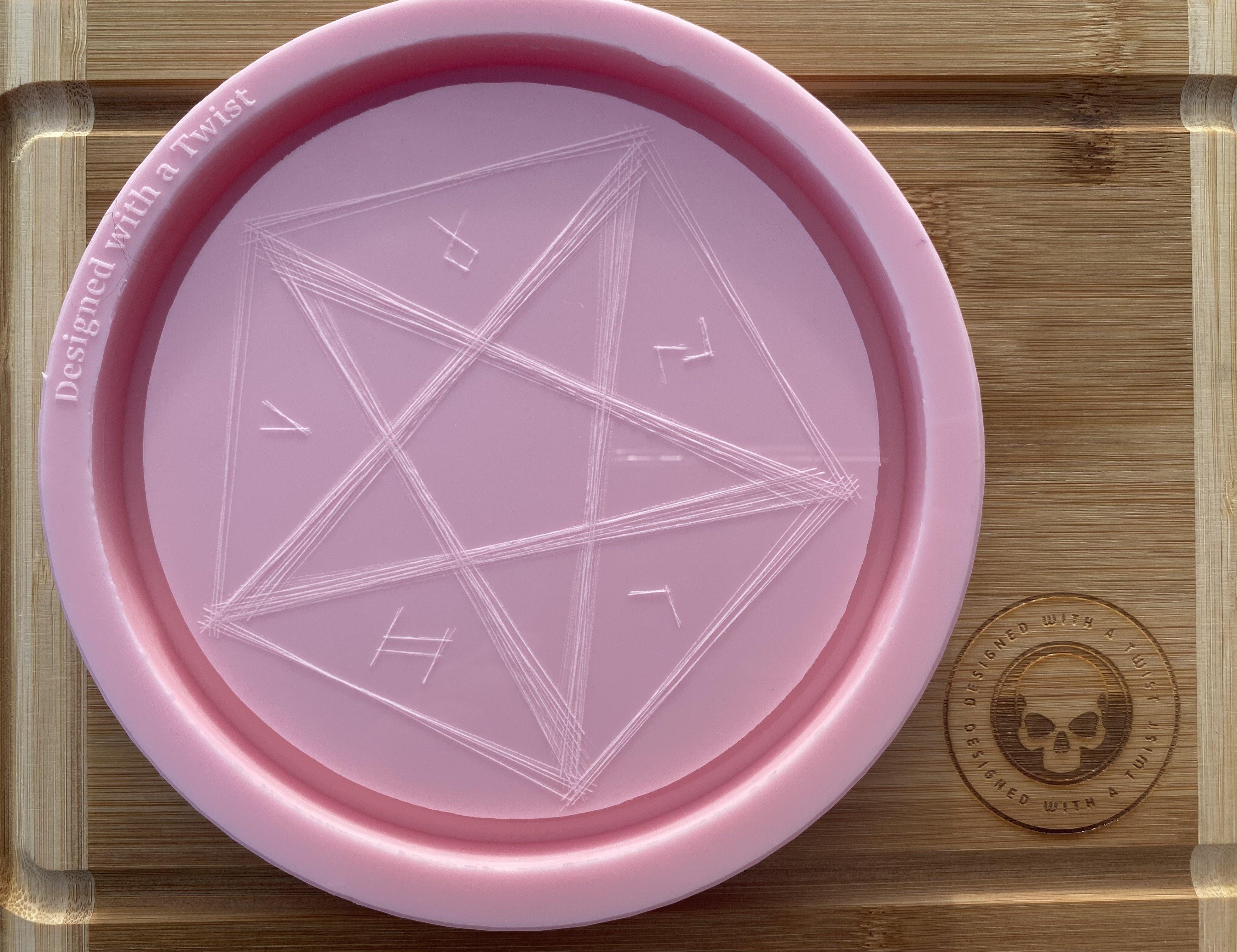 Dark Magic Dice Tray Silicone Mold - Designed with a Twist - Top quality silicone molds made in the UK.