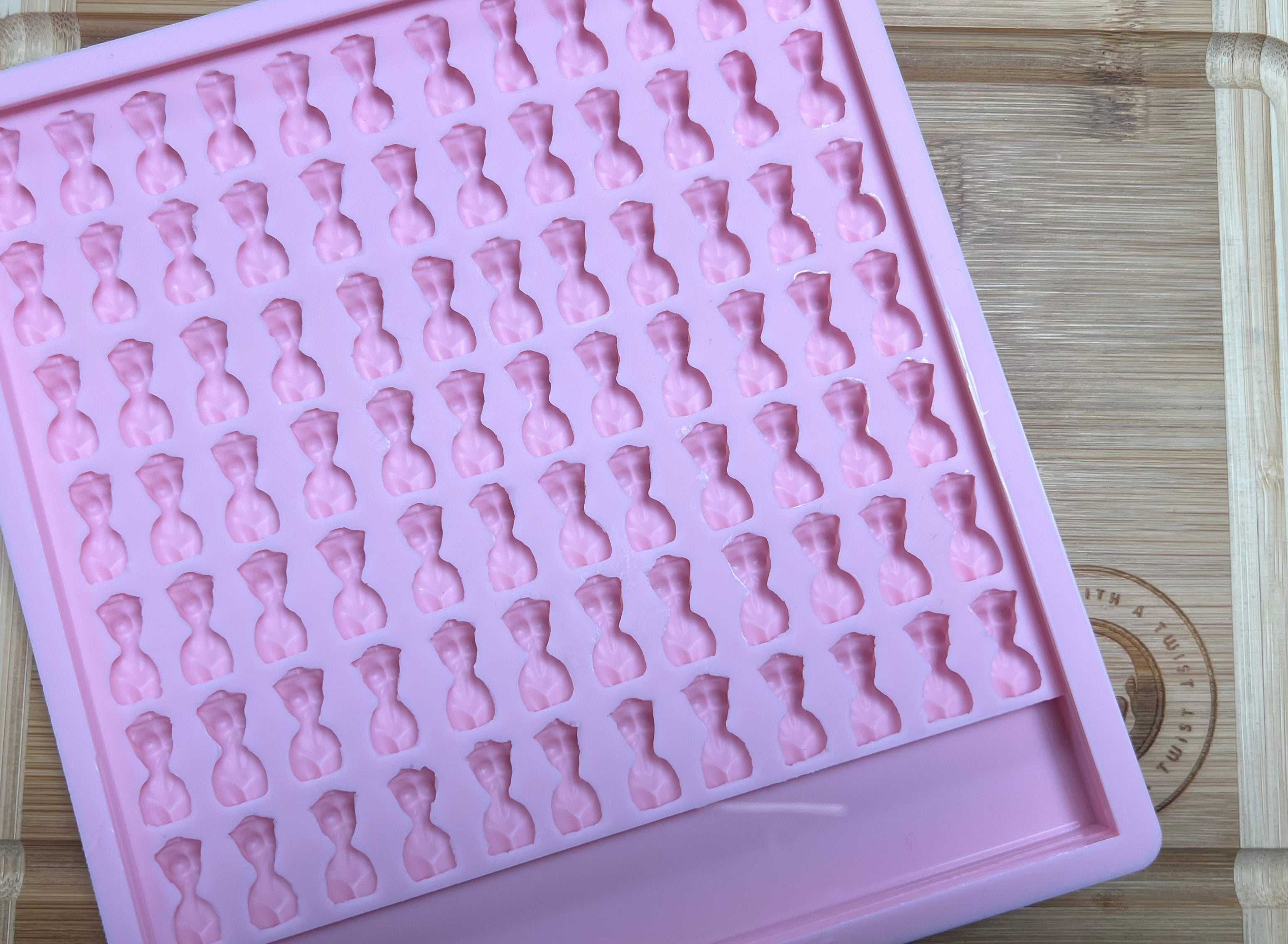 Goddess Torso Scrape n Scoop Wax Silicone Mold - Designed with a Twist - Top quality silicone molds made in the UK.