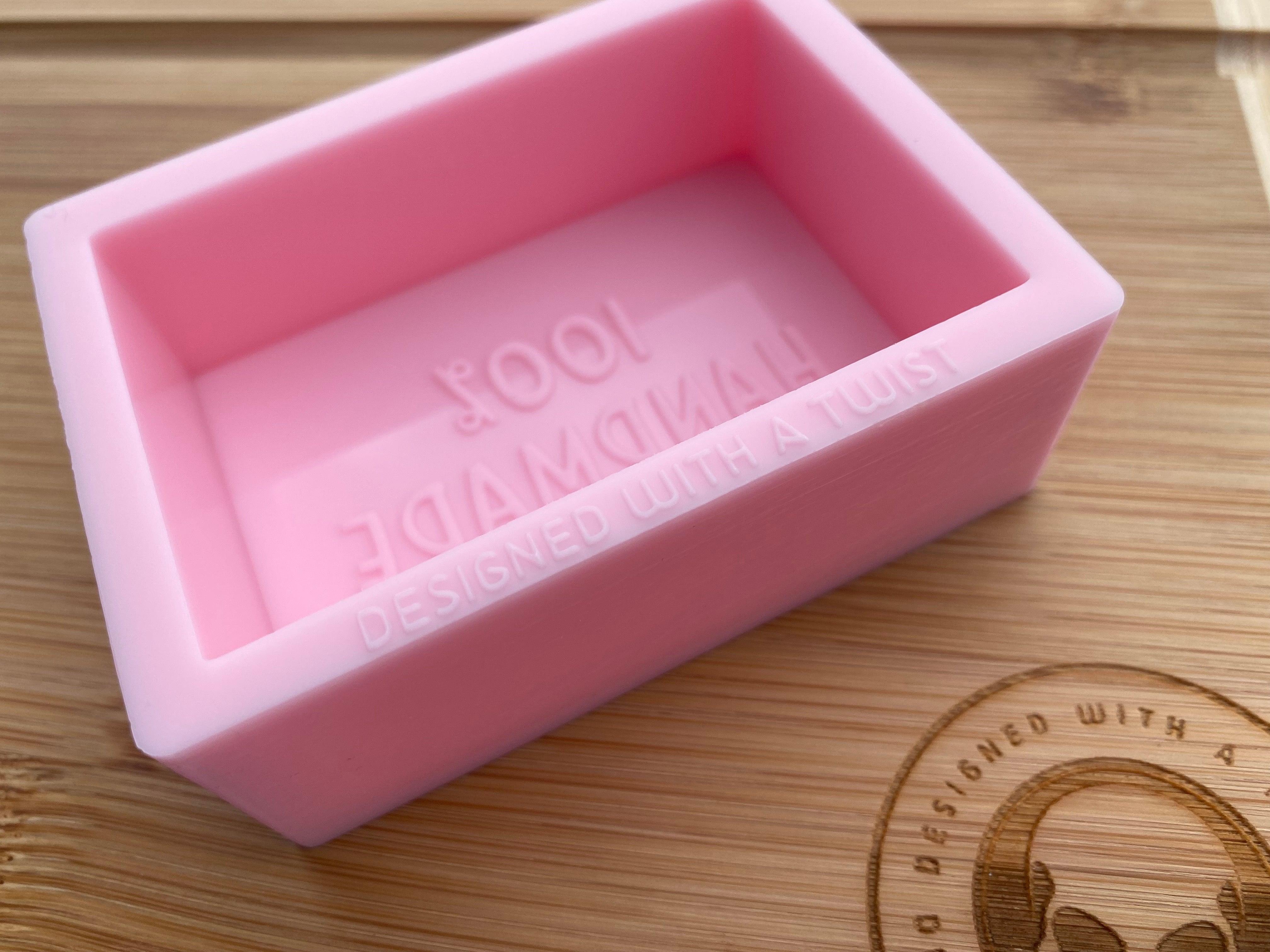 100% Handmade Soap Silicone Mold - Designed with a Twist - Top quality silicone molds made in the UK.