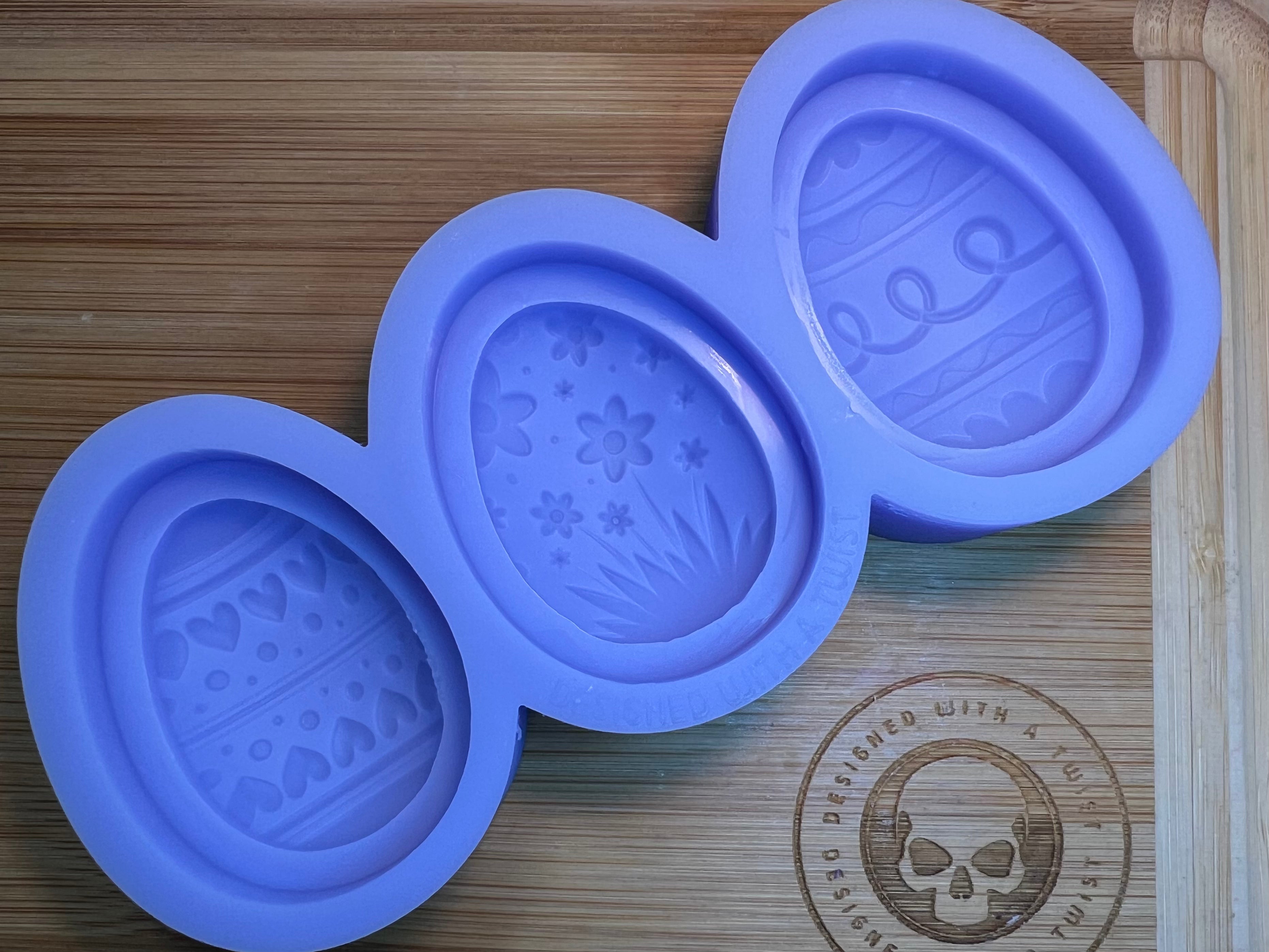 3d Easter Egg Wax Melt Silicone Mold - Designed with a Twist - Top quality silicone molds made in the UK.