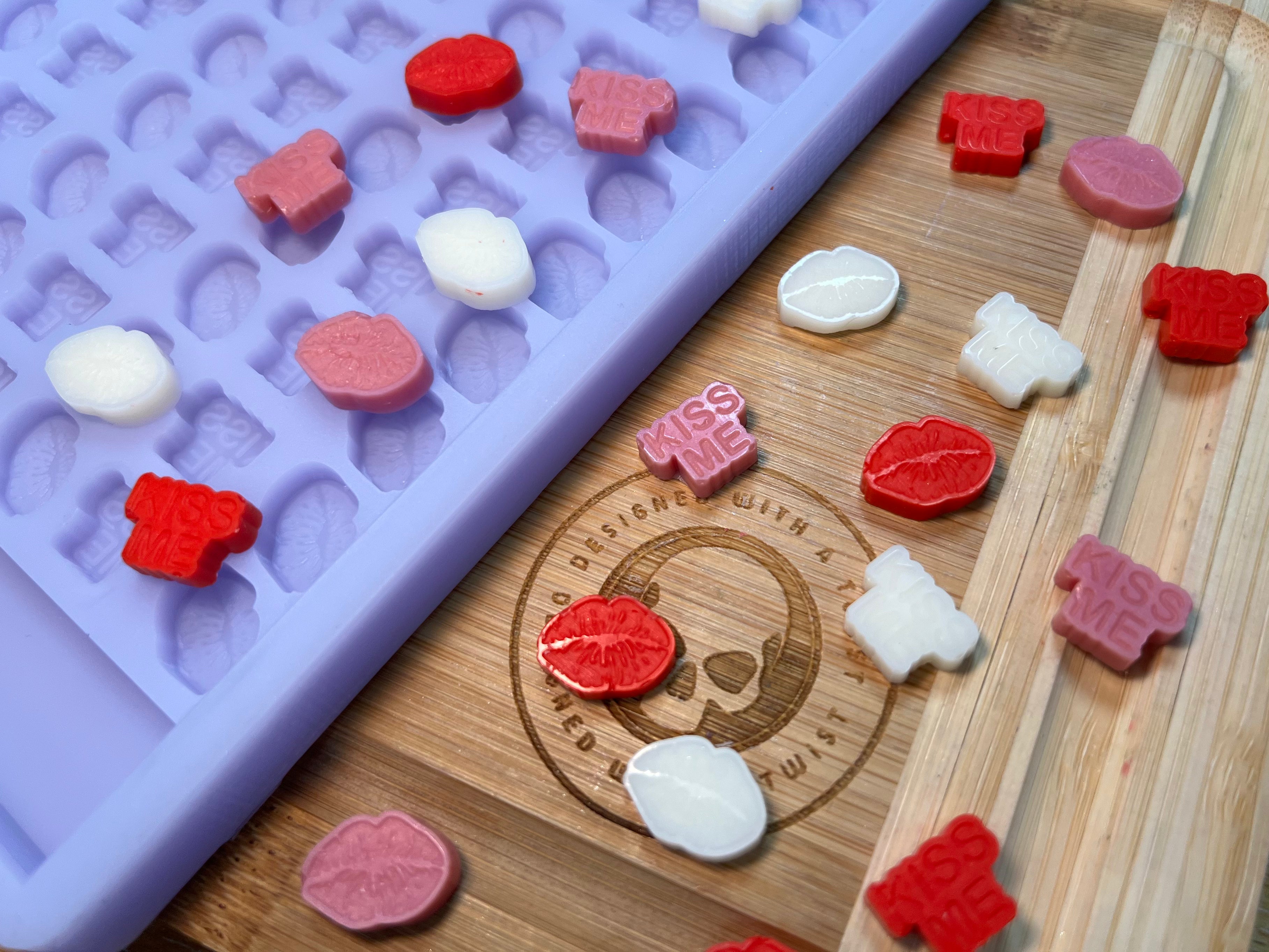 Kiss Me Scrape n Scoop Wax Tray Silicone Mold - Designed with a Twist - Top quality silicone molds made in the UK.