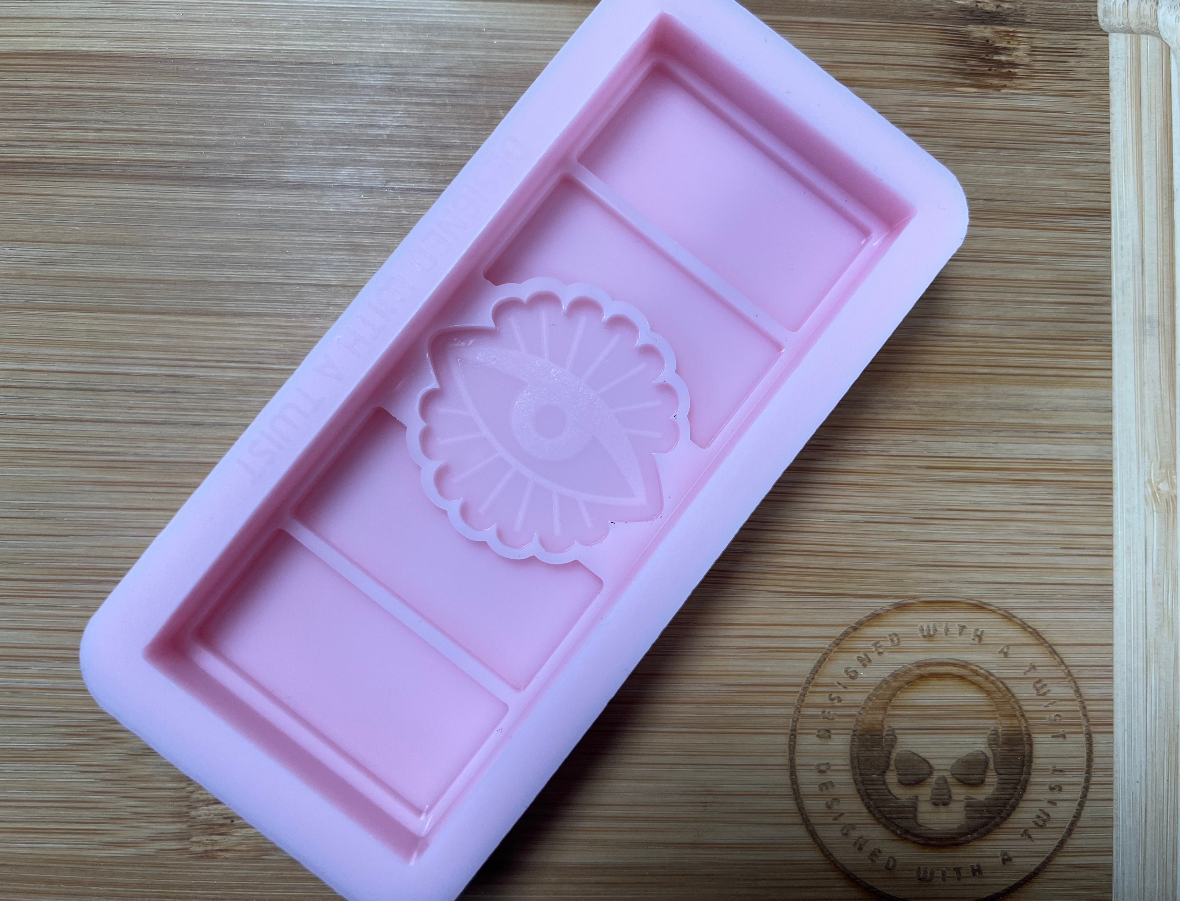 Evil Eye Snapbar Silicone Mold - Designed with a Twist - Top quality silicone molds made in the UK.