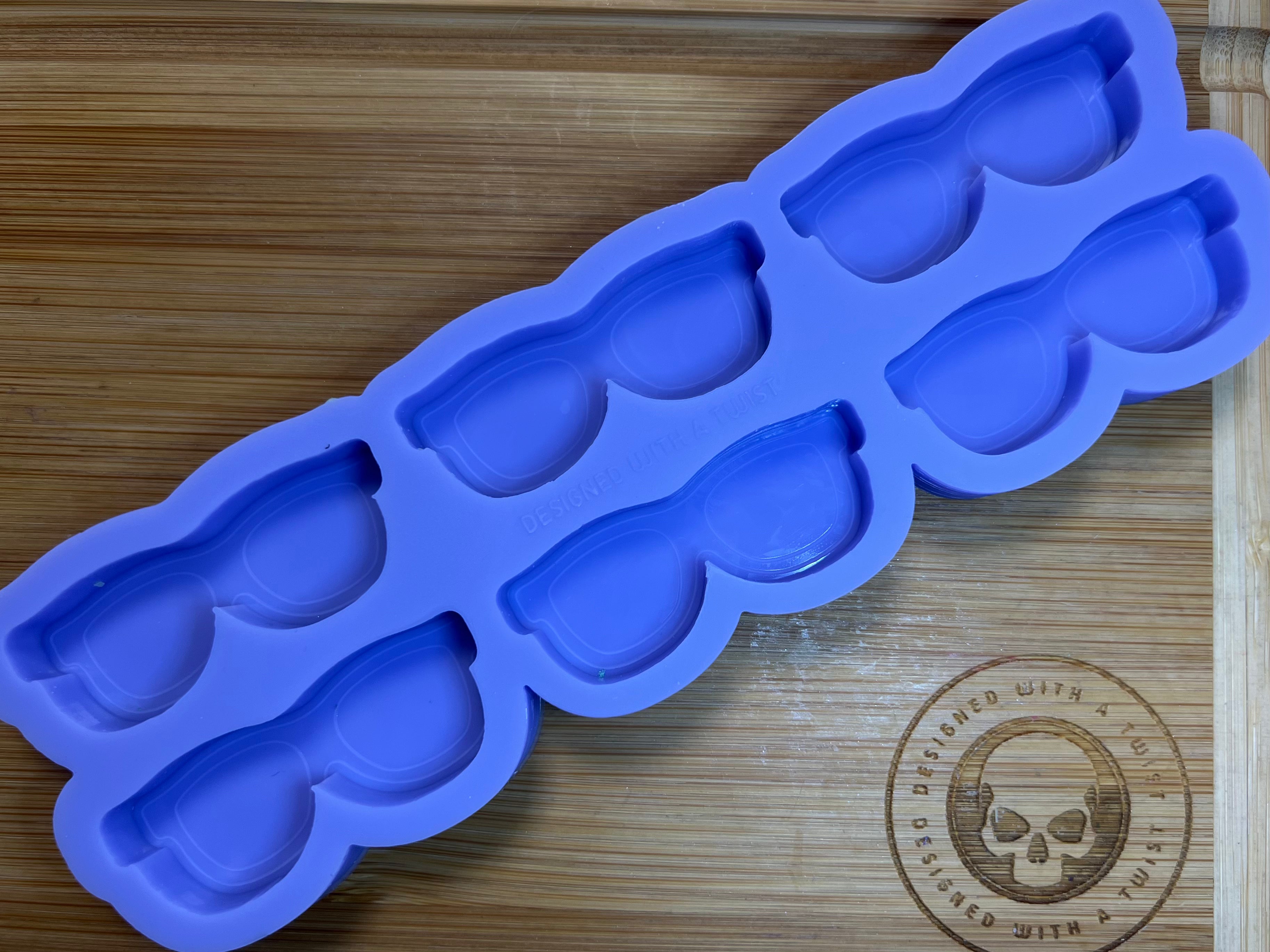 Sunglasses Silicone Mold - Designed with a Twist - Top quality silicone molds made in the UK.