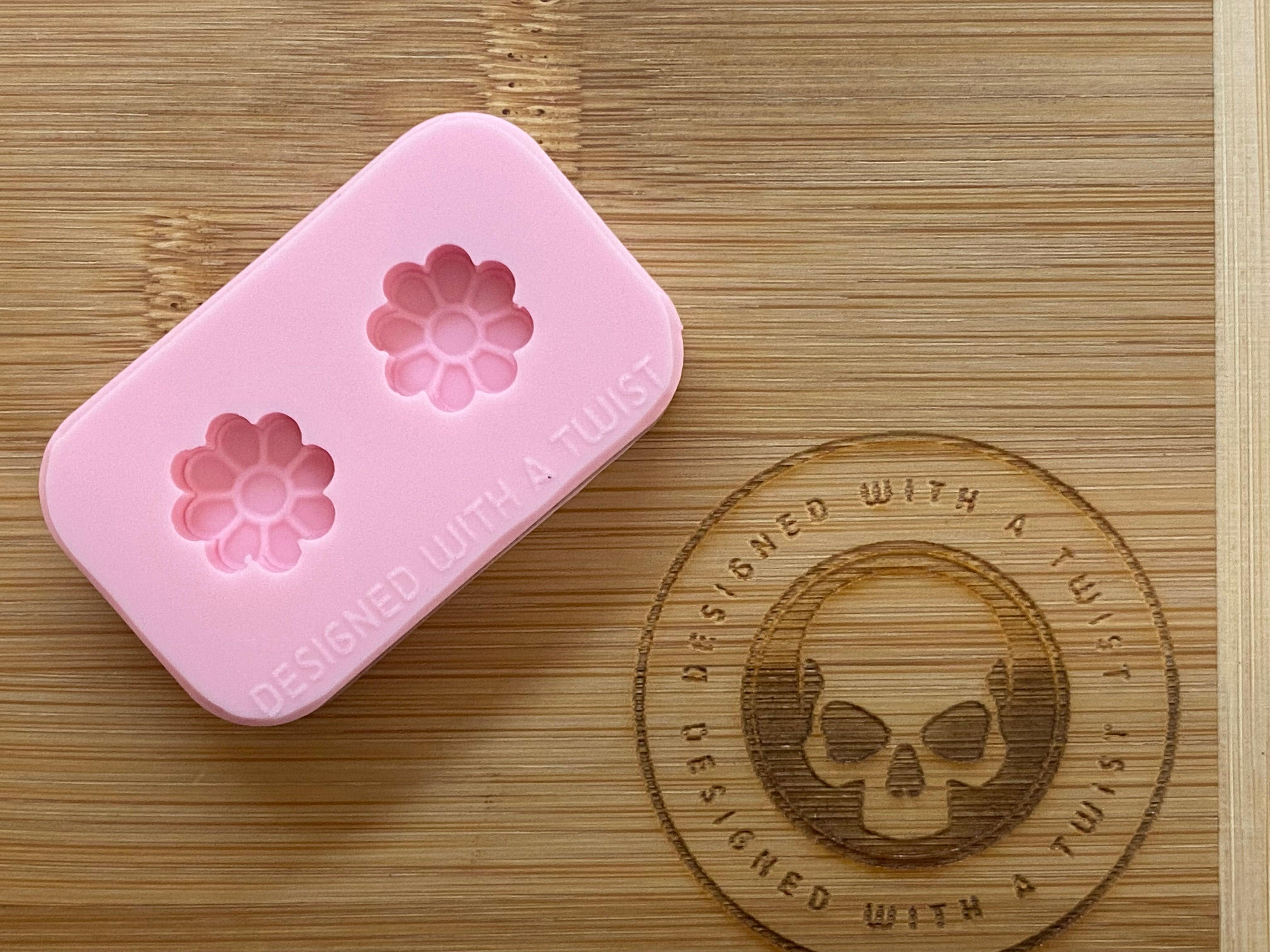 Flower Stud Earring Silicone Mold - Designed with a Twist - Top quality silicone molds made in the UK.