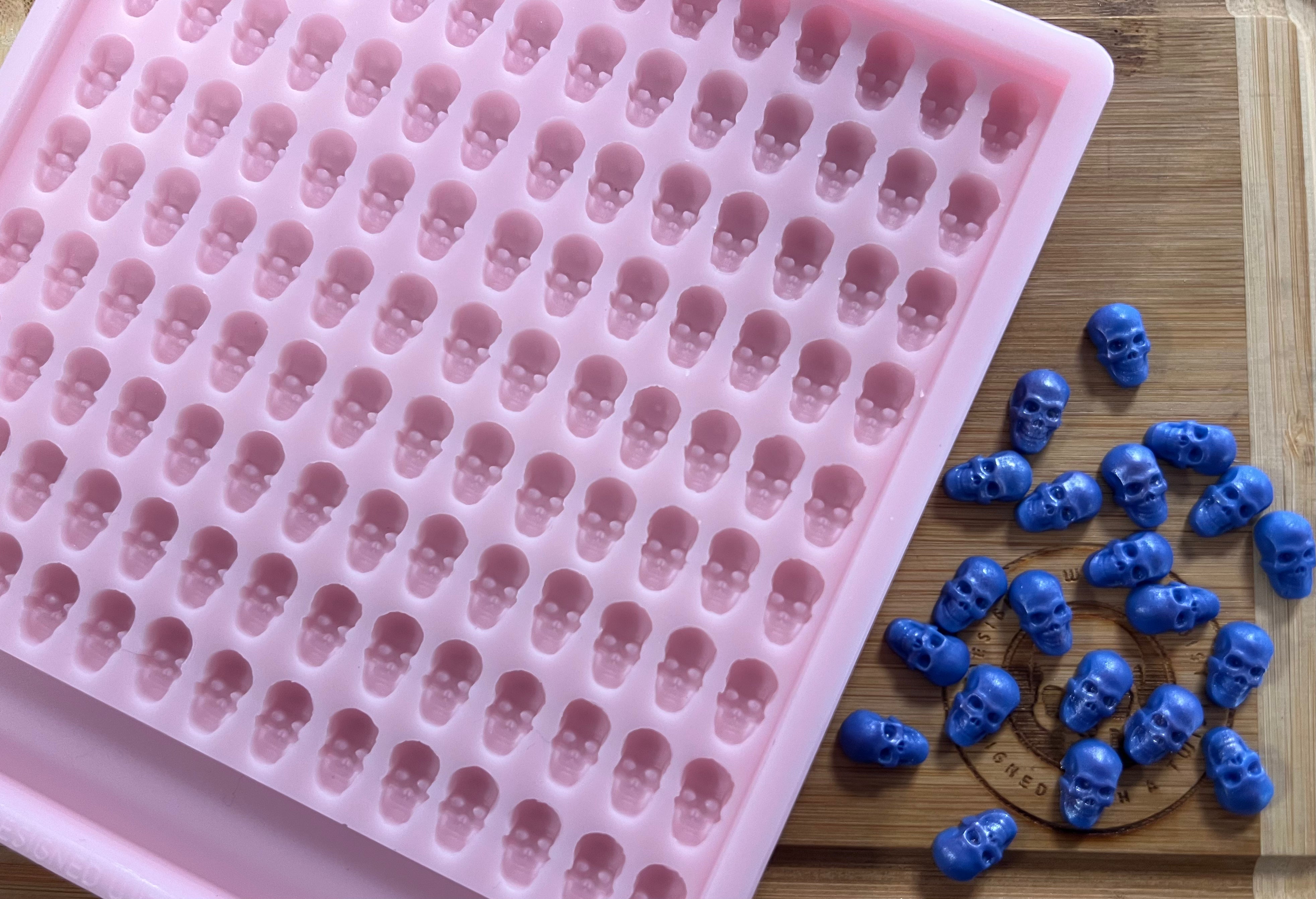 3d Skull Scrape n Scoop Wax Silicone Mold - Designed with a Twist - Top quality silicone molds made in the UK.