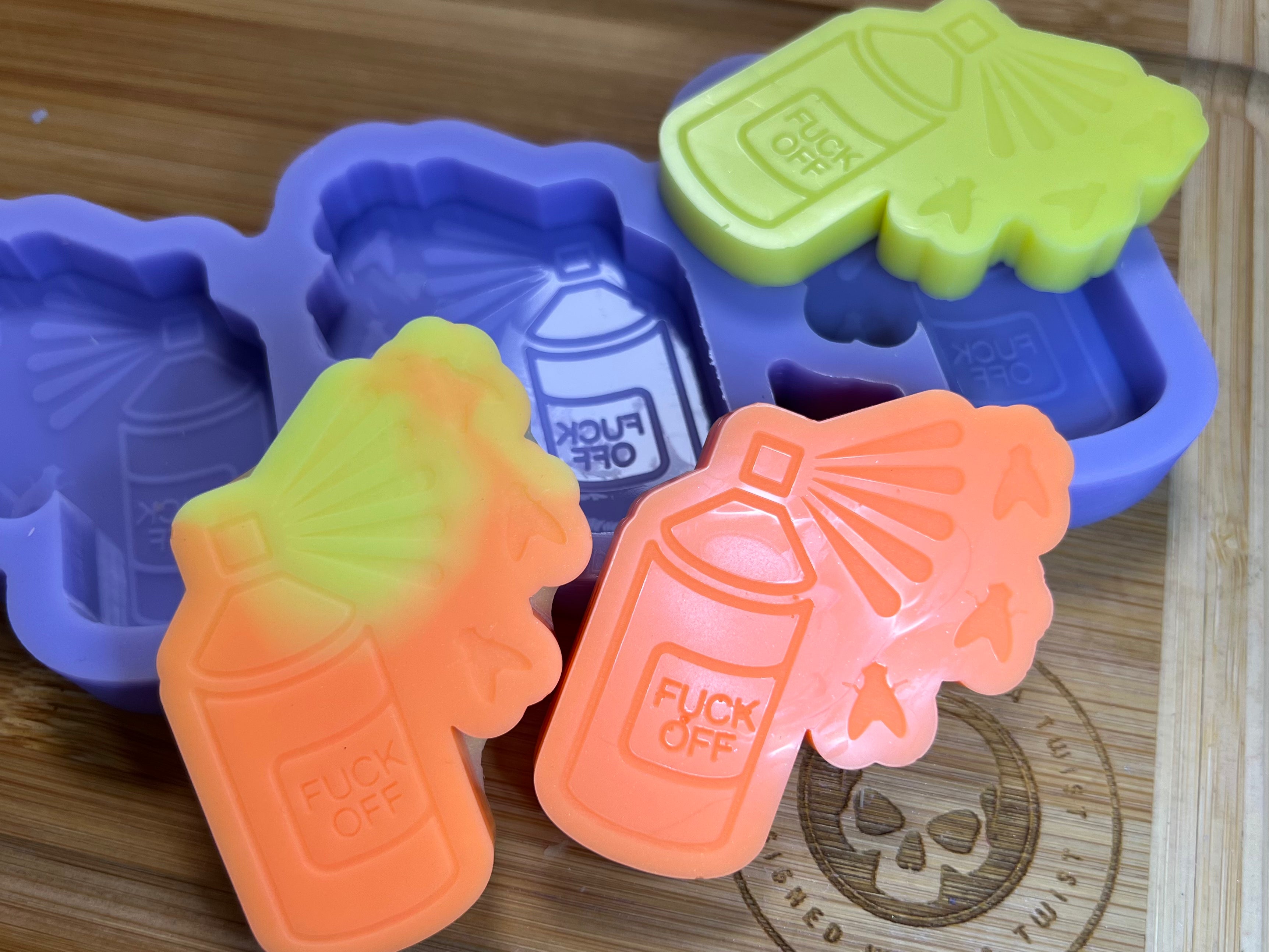 Fly Spray Silicone Mold - Designed with a Twist - Top quality silicone molds made in the UK.