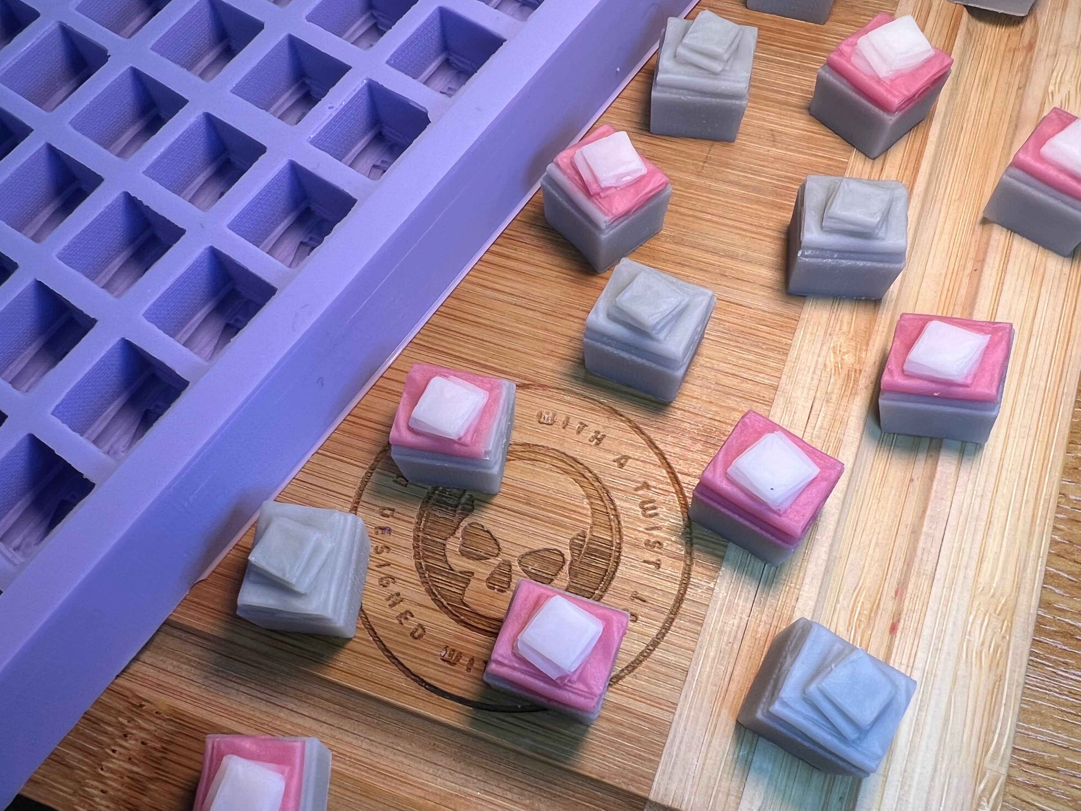 3D Basket Scrape n Scoop Wax Tray Silicone Mold - Designed with a Twist - Top quality silicone molds made in the UK.