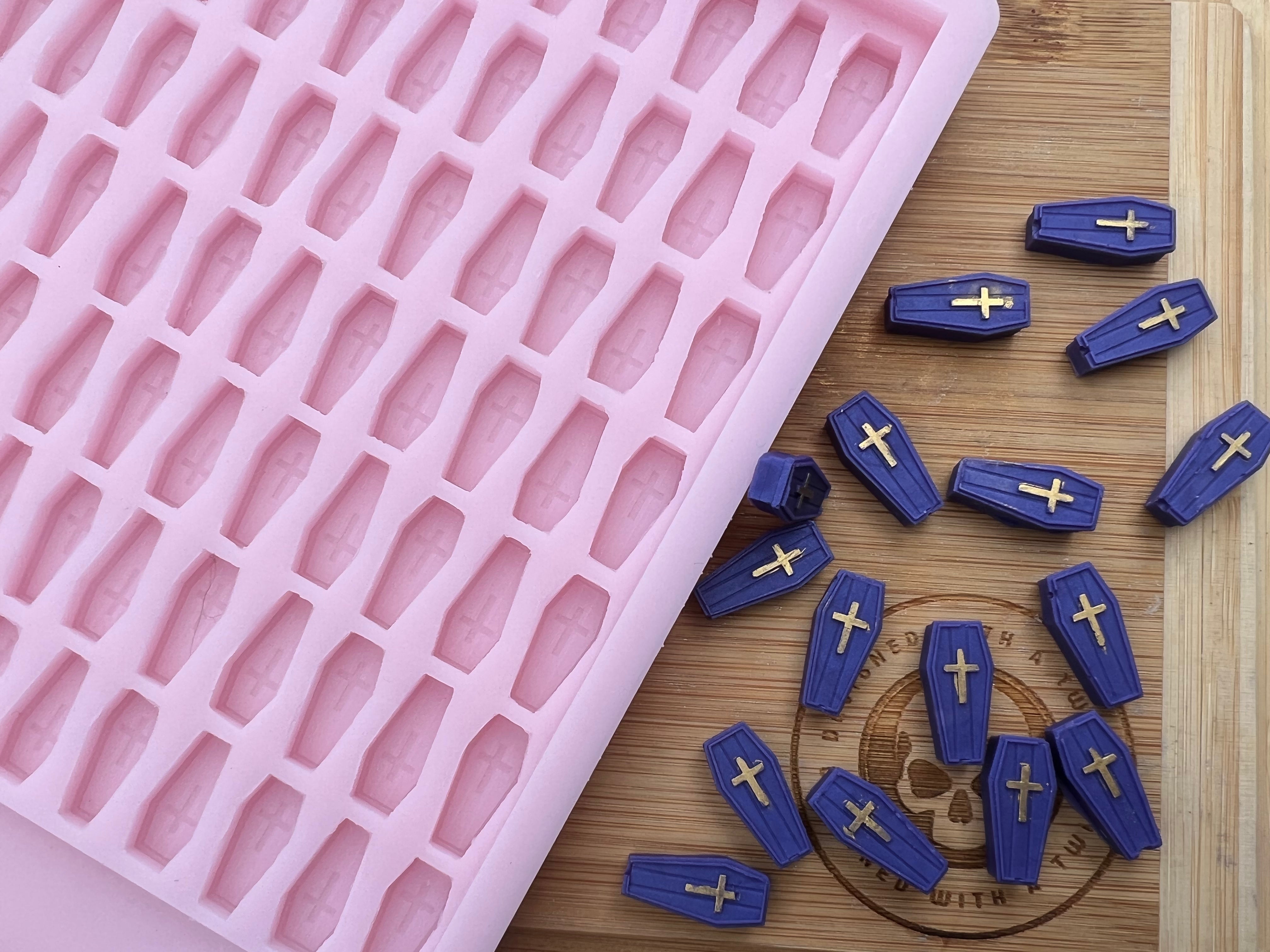 3d Coffin Scrape n Scoop Wax Silicone Mold - Designed with a Twist - Top quality silicone molds made in the UK.