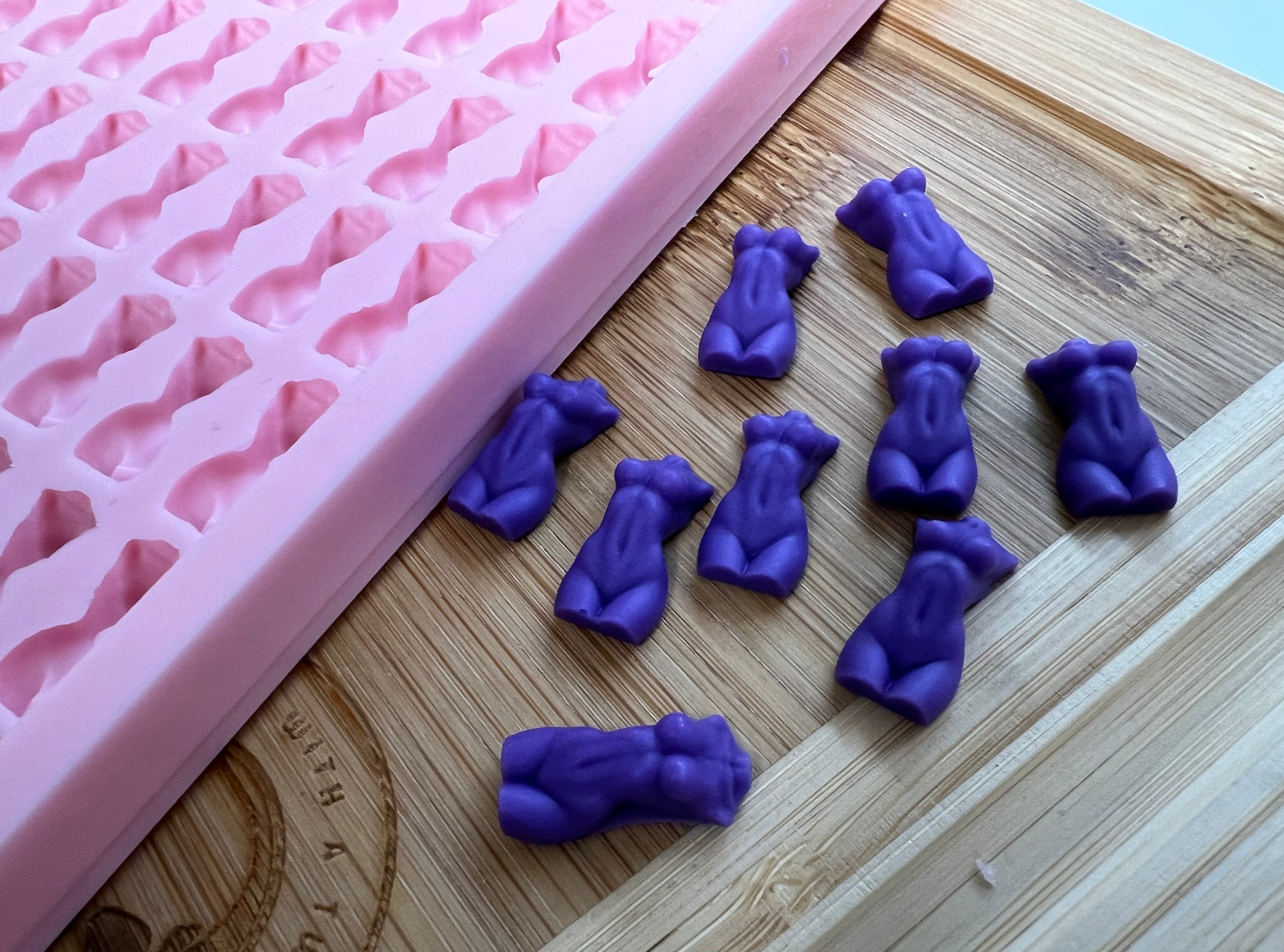Goddess Torso Scrape n Scoop Wax Silicone Mold - Designed with a Twist - Top quality silicone molds made in the UK.