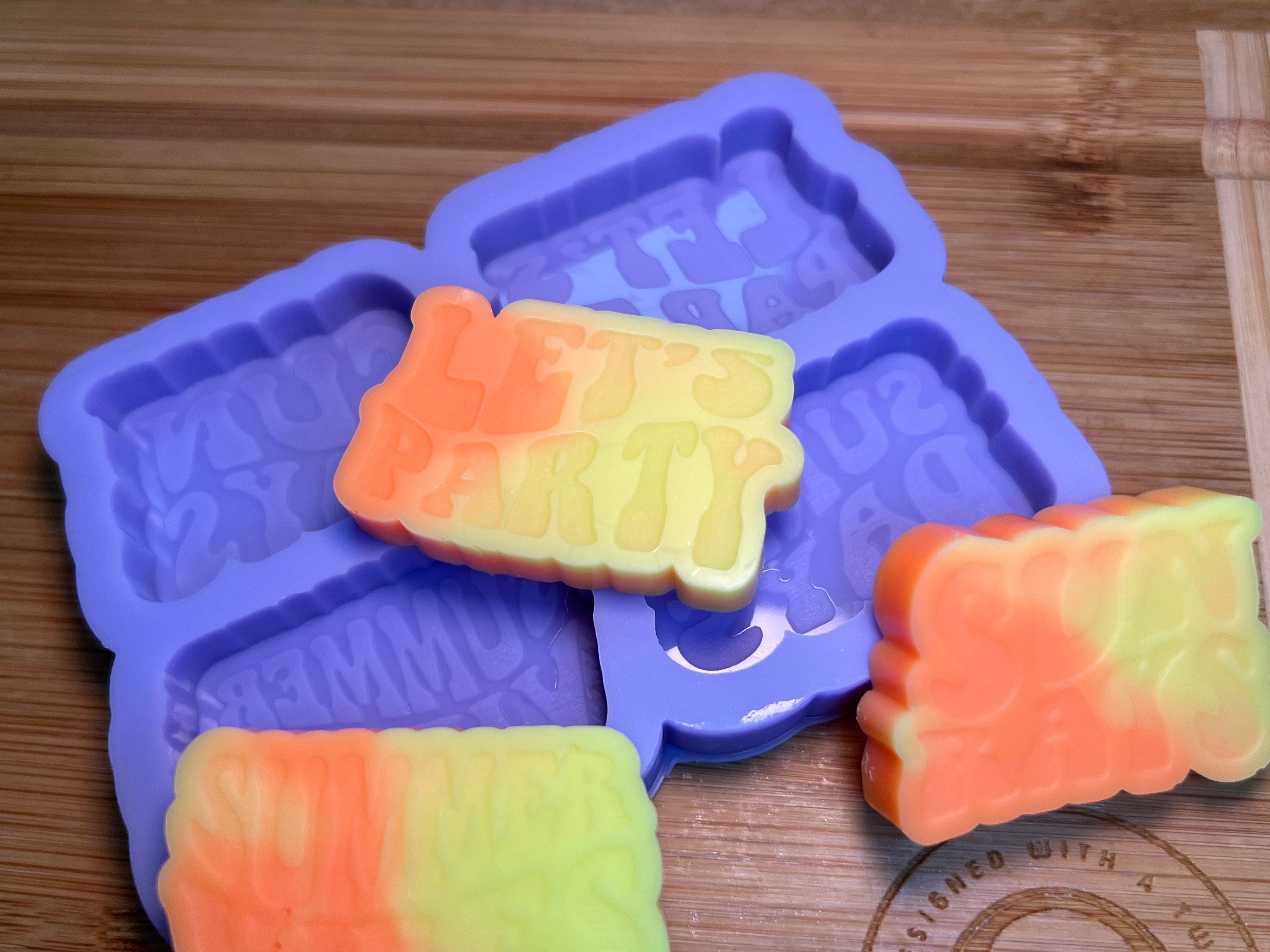 Summer Vibes Silicone Mold - Designed with a Twist - Top quality silicone molds made in the UK.