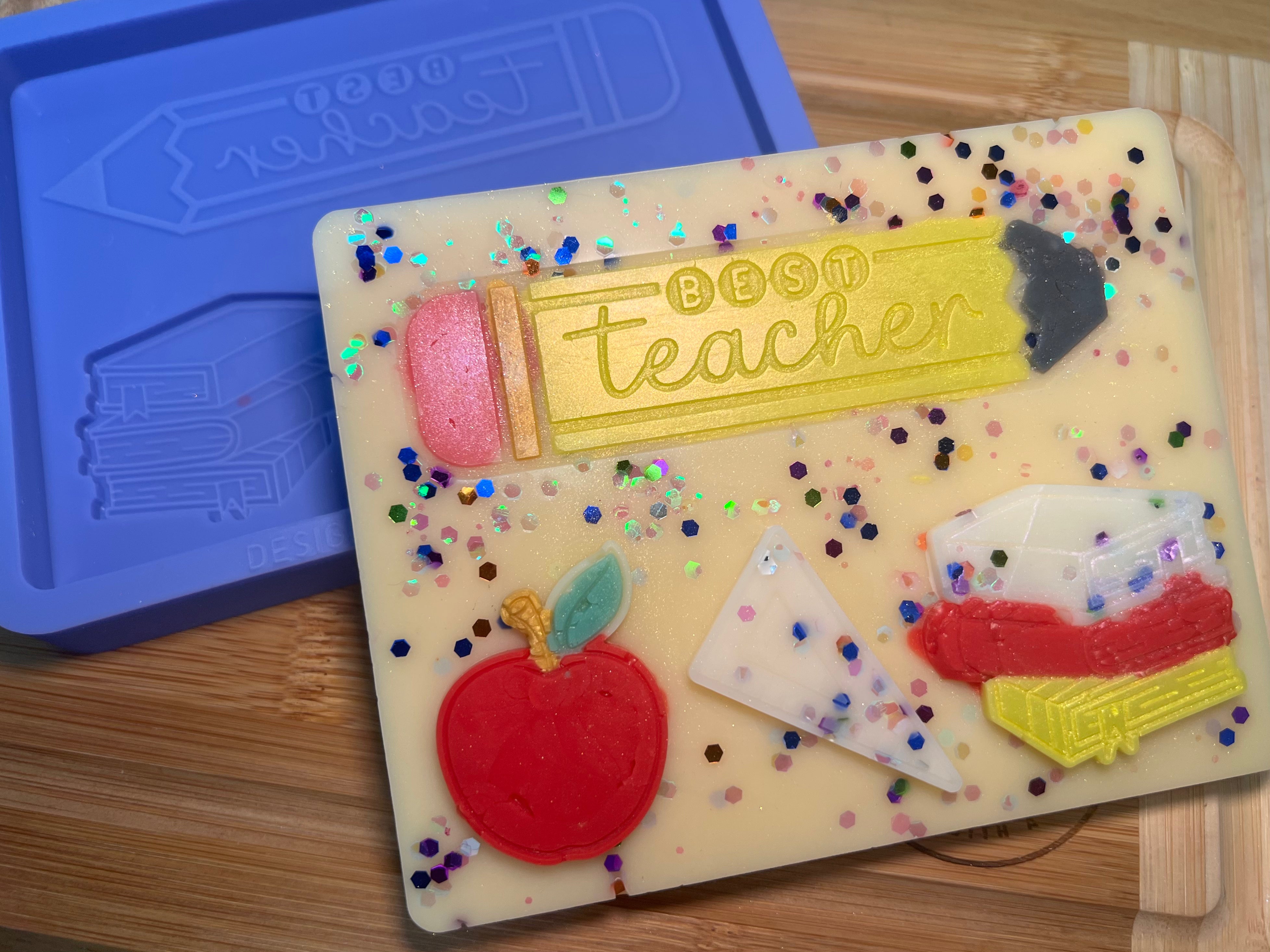 Best Teacher Slab Silicone Mold - Designed with a Twist - Top quality silicone molds made in the UK.