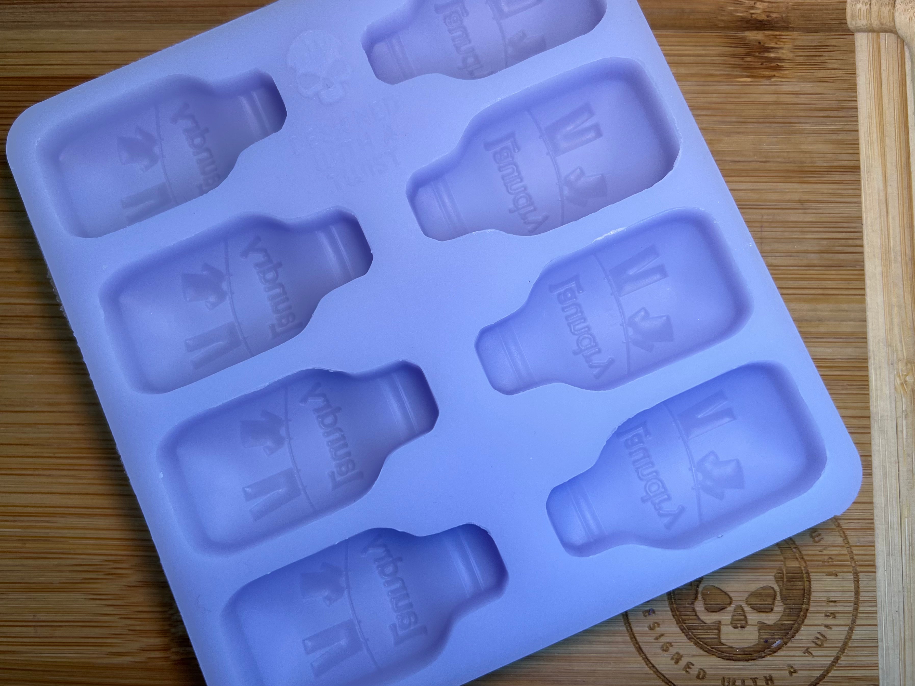 HoBa Laundry Bottle Wax Melt Silicone Mold - Designed with a Twist - Top quality silicone molds made in the UK.