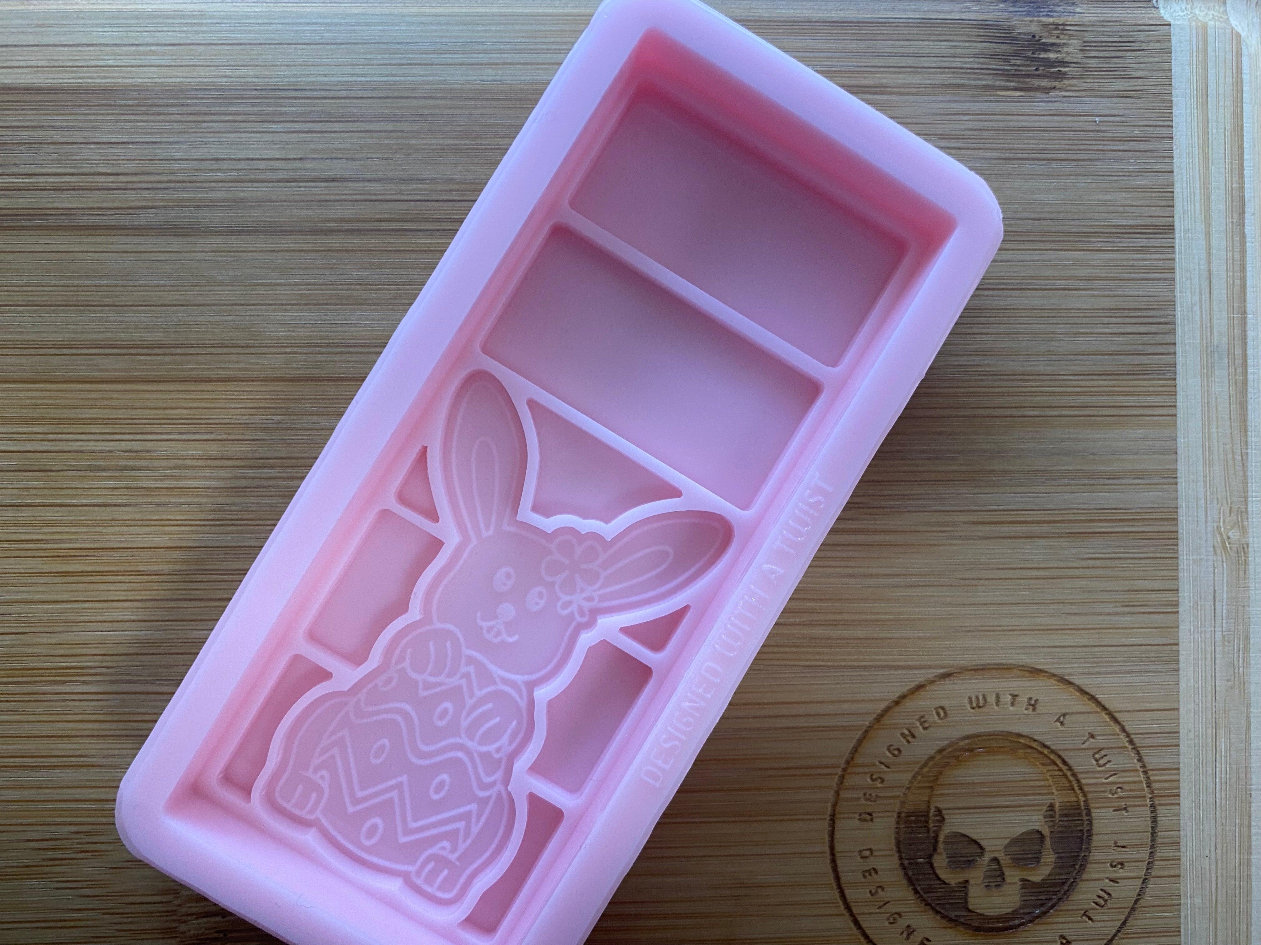Easter Bunny Snapbar Silicone Mold - Designed with a Twist - Top quality silicone molds made in the UK.