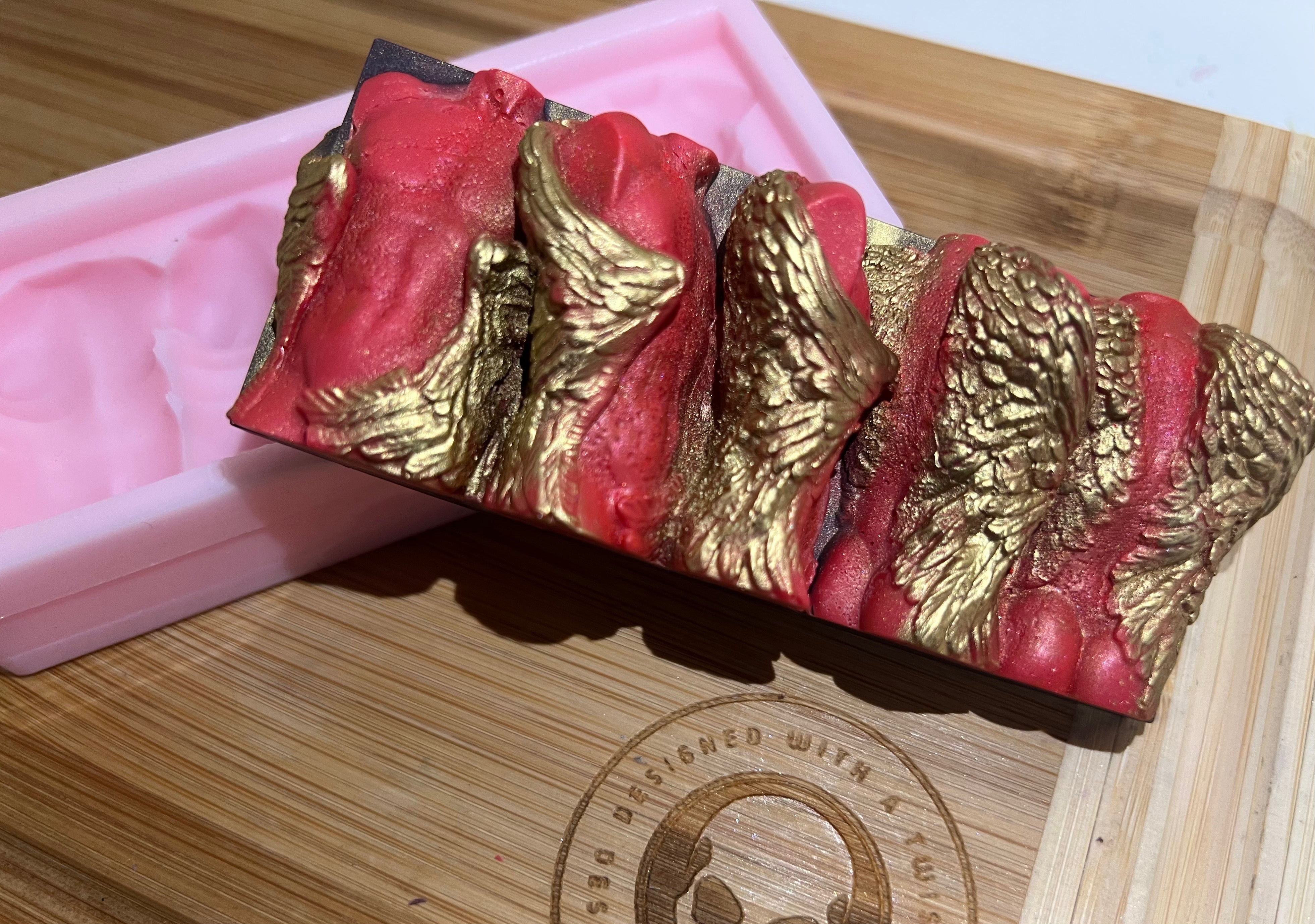 Turning Angel Hercules Torso Snapbar Silicone Mold - Designed with a Twist - Top quality silicone molds made in the UK.