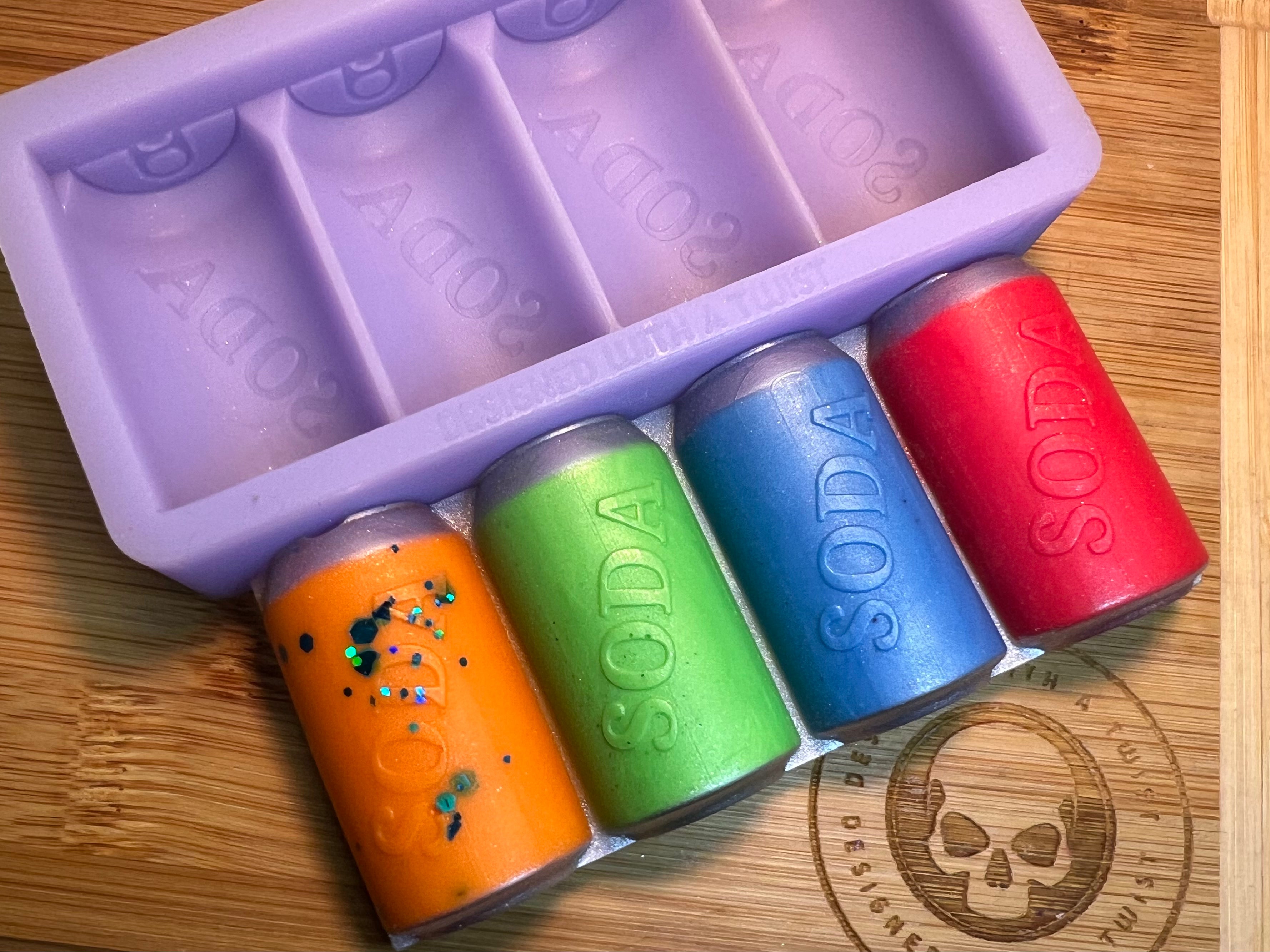 Soda Can Snapbar Silicone Mold - Designed with a Twist - Top quality silicone molds made in the UK.