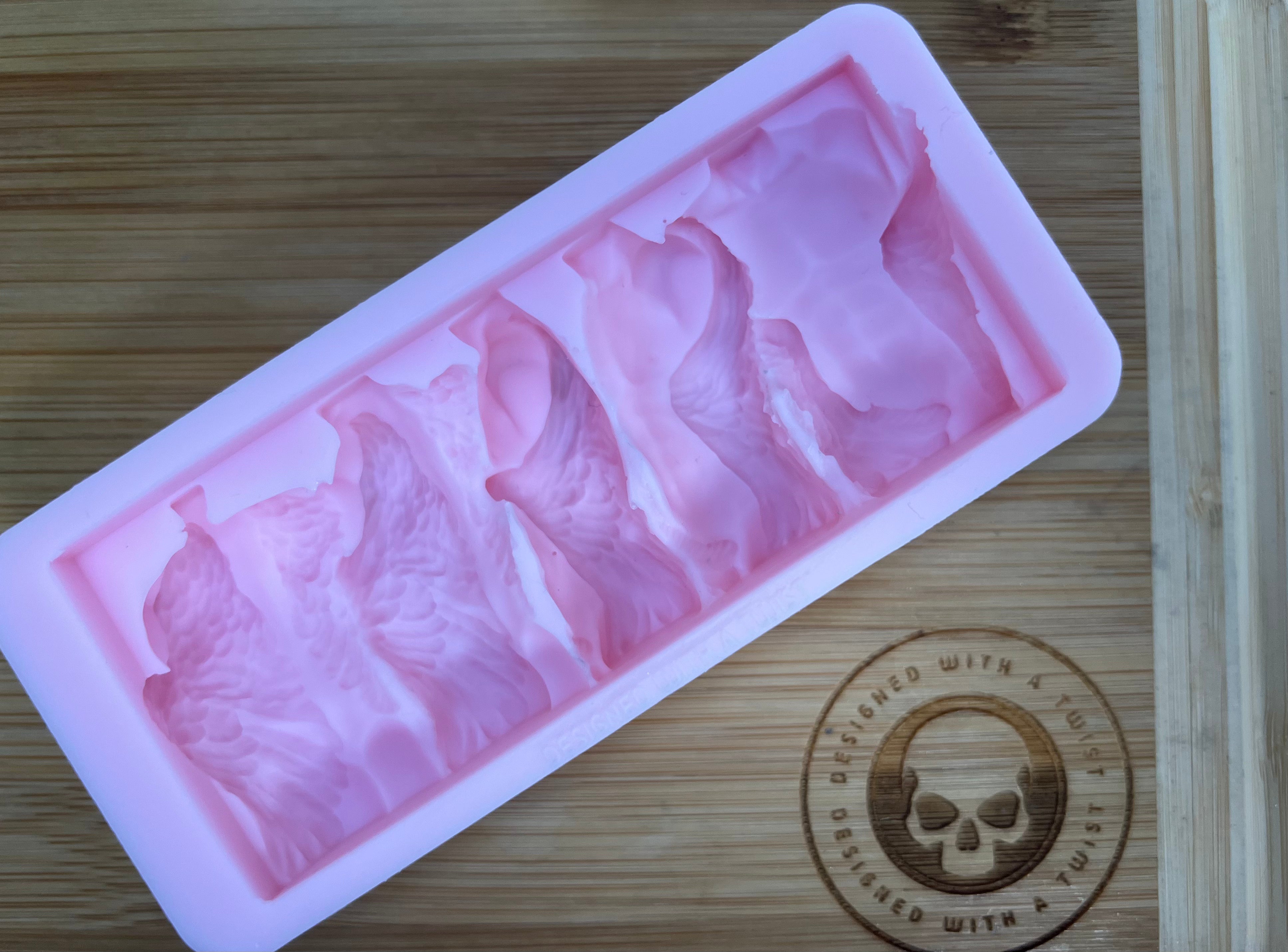 Turning Angel Hercules Torso Snapbar Silicone Mold - Designed with a Twist - Top quality silicone molds made in the UK.