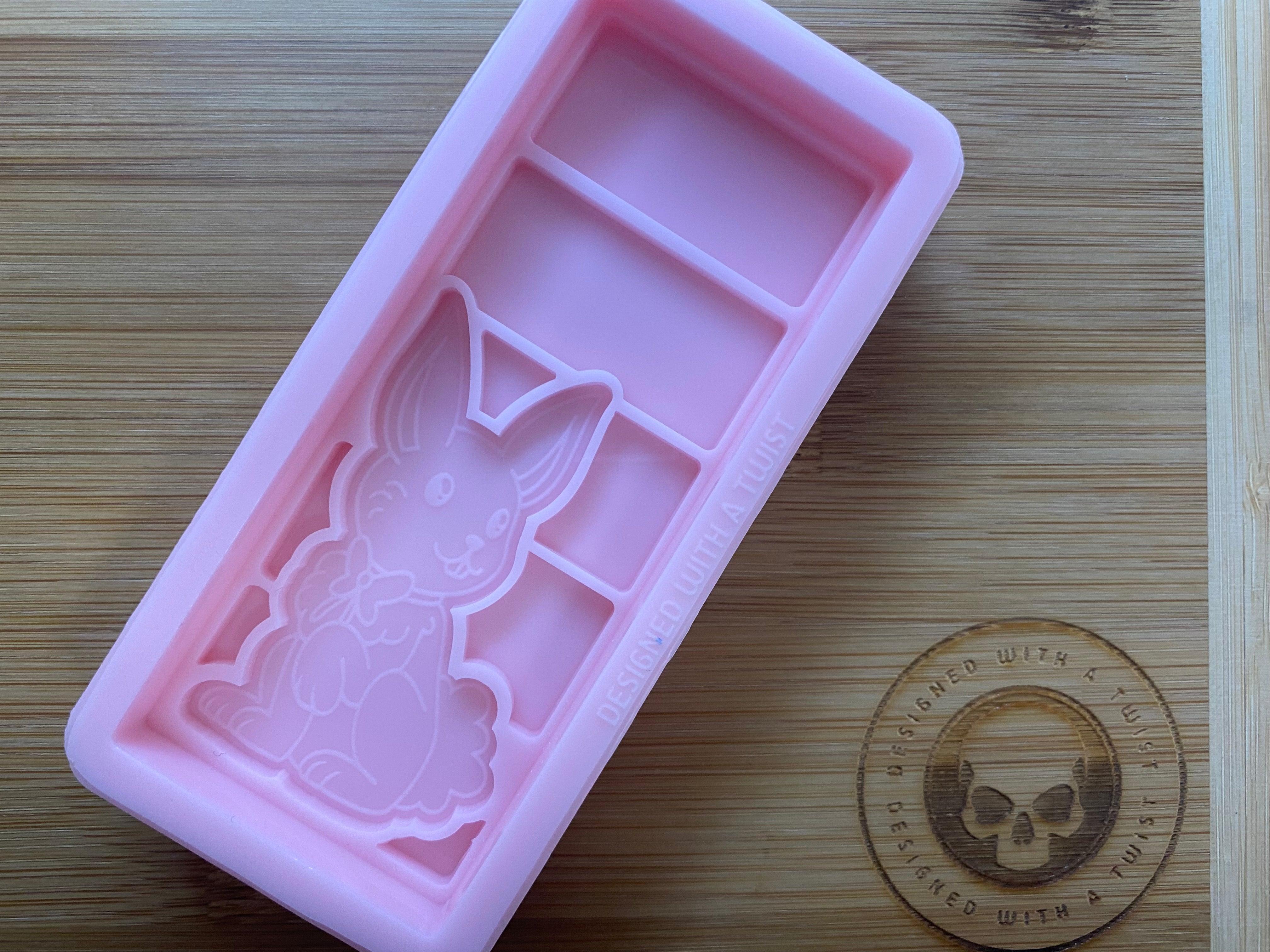 Bunny Snapbar Silicone Mold - Designed with a Twist - Top quality silicone molds made in the UK.