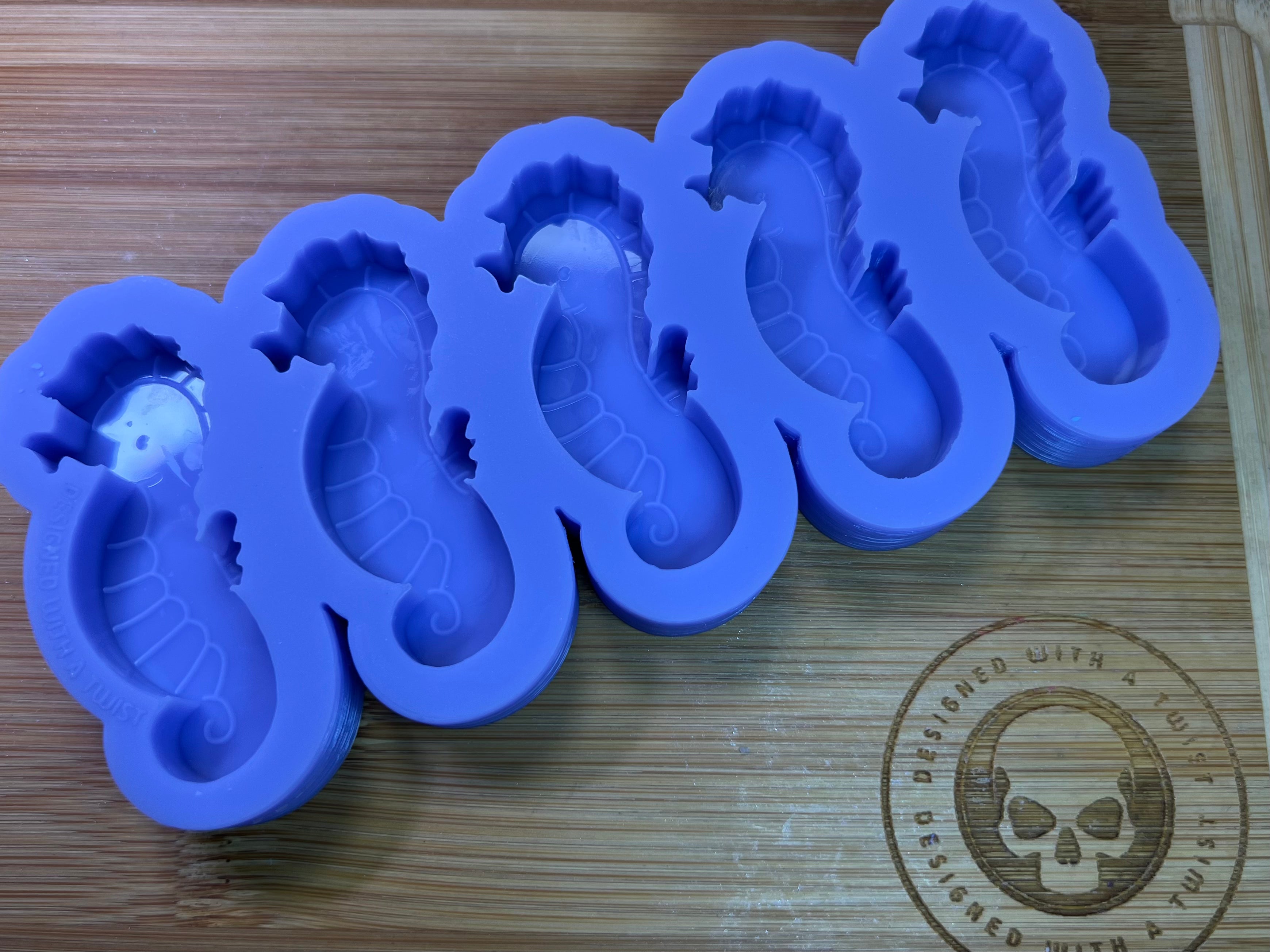 Sea Horse Silicone Mold - Designed with a Twist - Top quality silicone molds made in the UK.