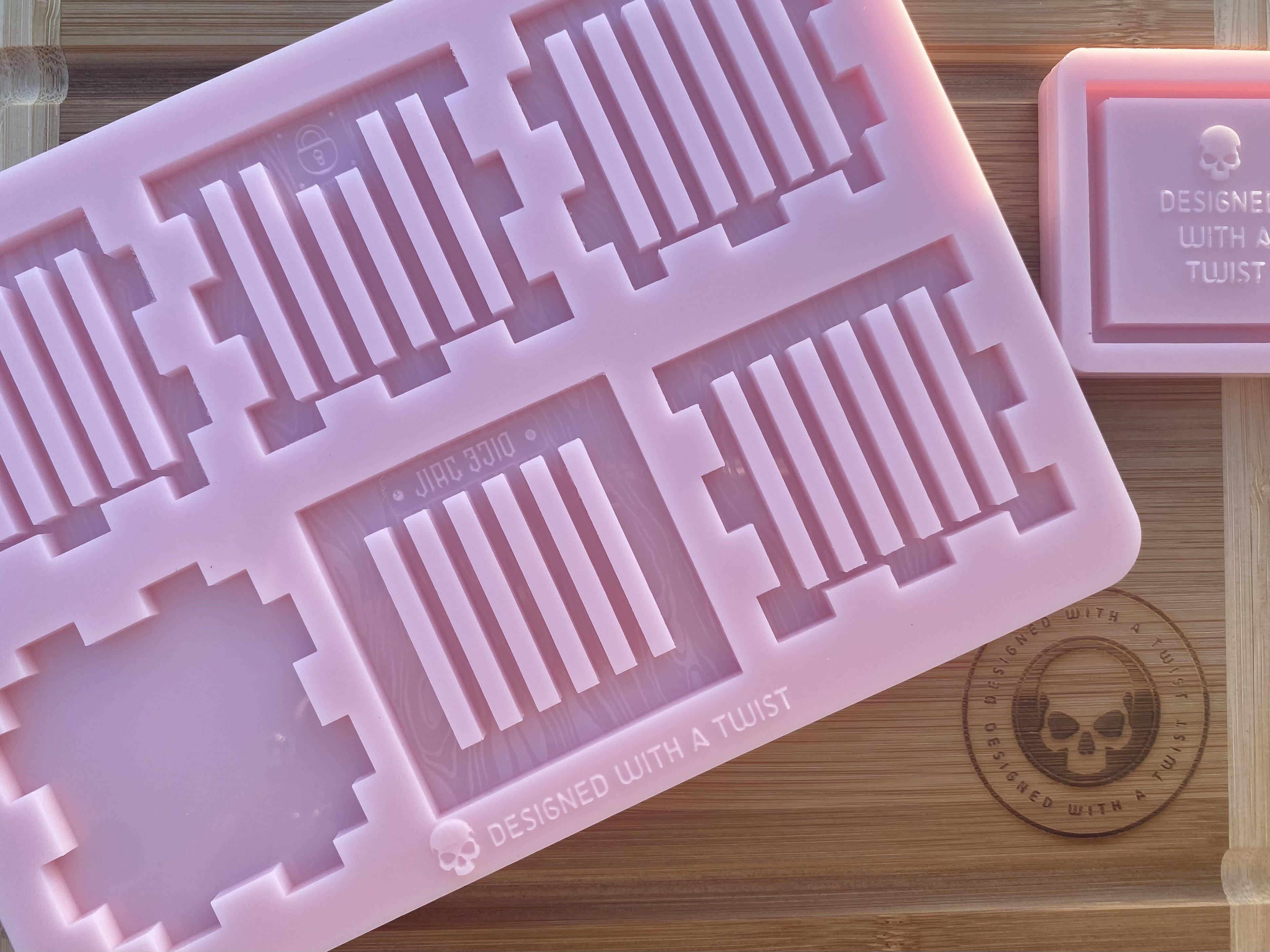 Dice Jail Silicone Mold - Designed with a Twist - Top quality silicone molds made in the UK.