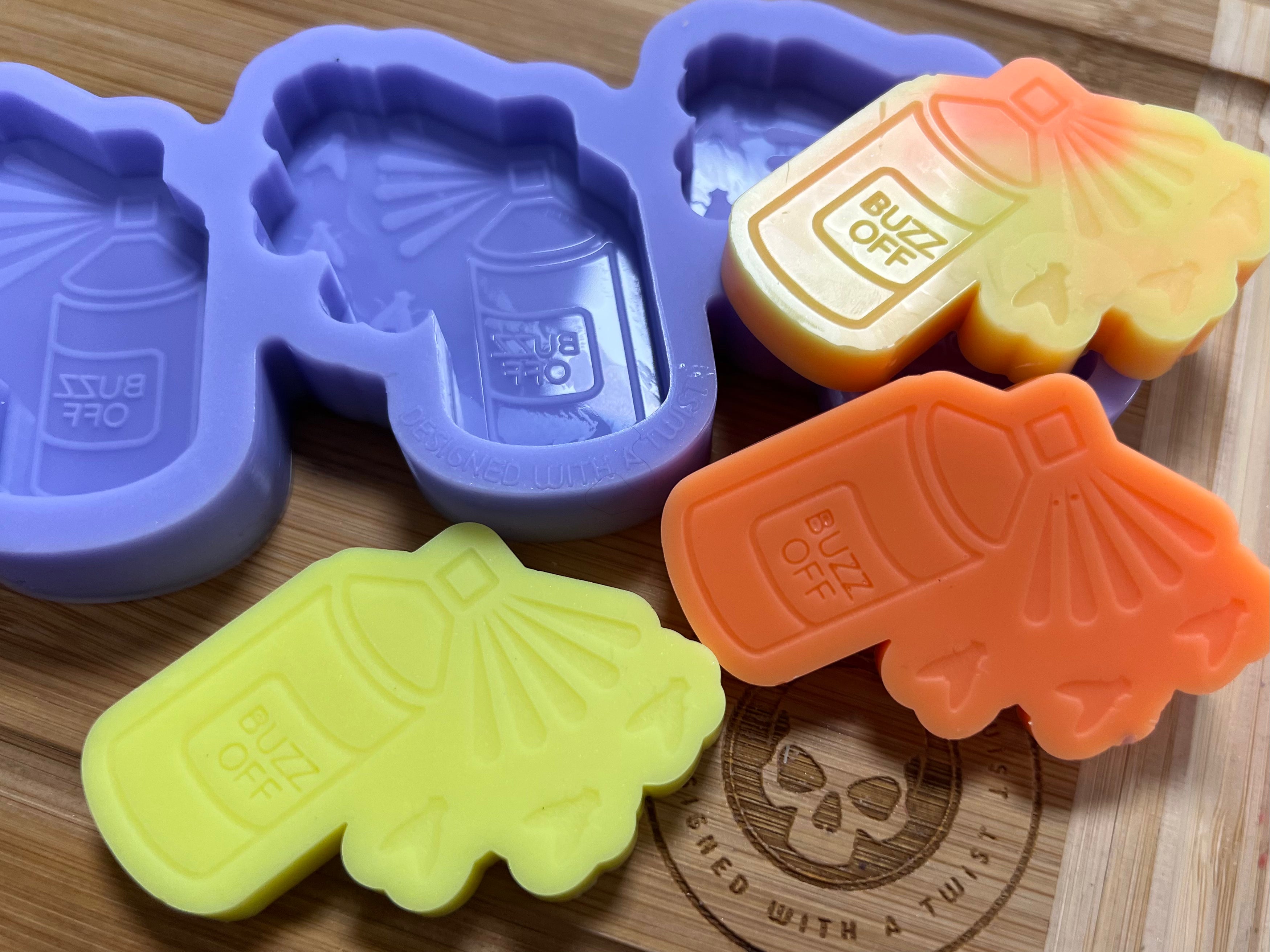Fly Spray Silicone Mold - Designed with a Twist - Top quality silicone molds made in the UK.