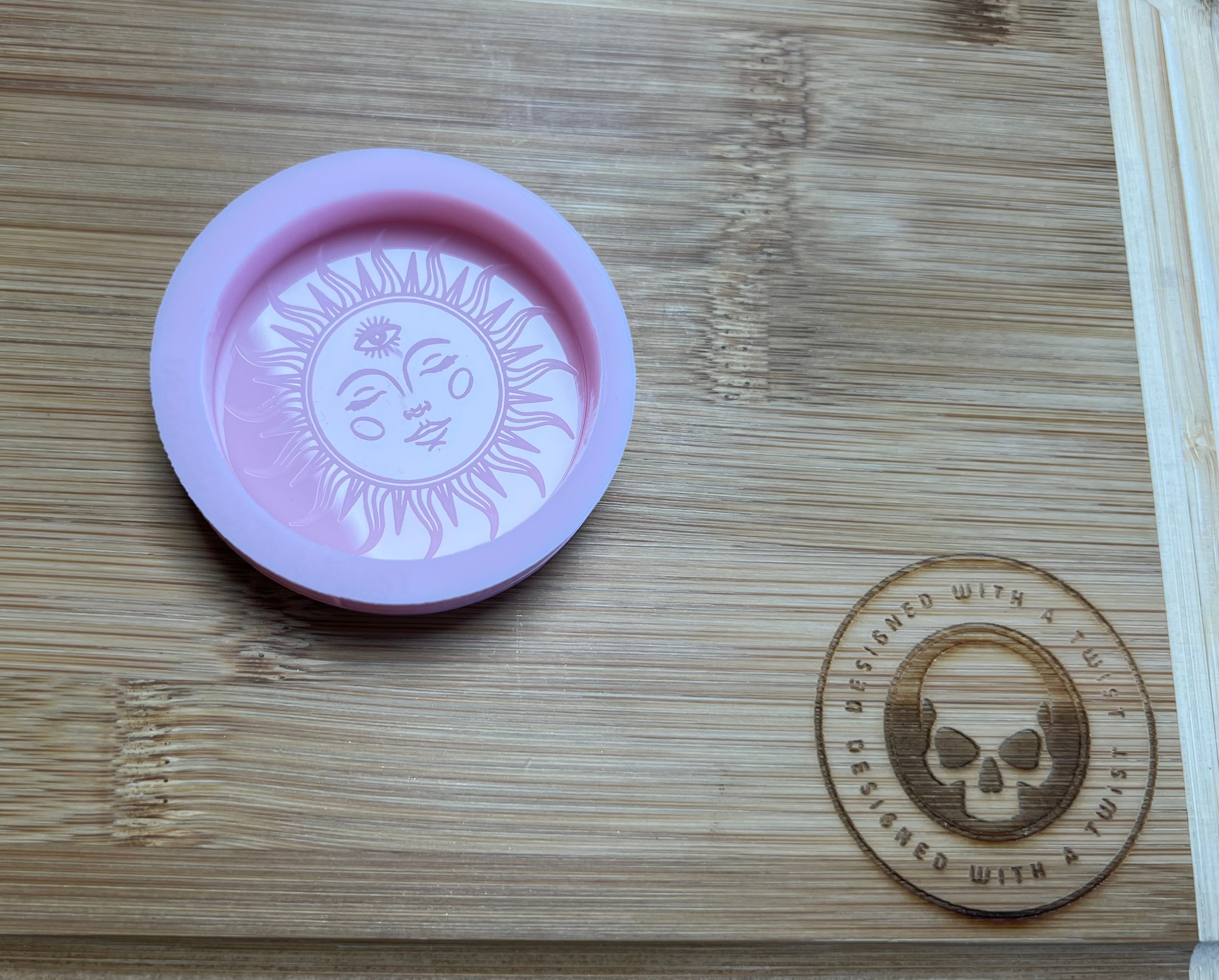Sun Wax Melt Tart Silicone Mold - Designed with a Twist - Top quality silicone molds made in the UK.