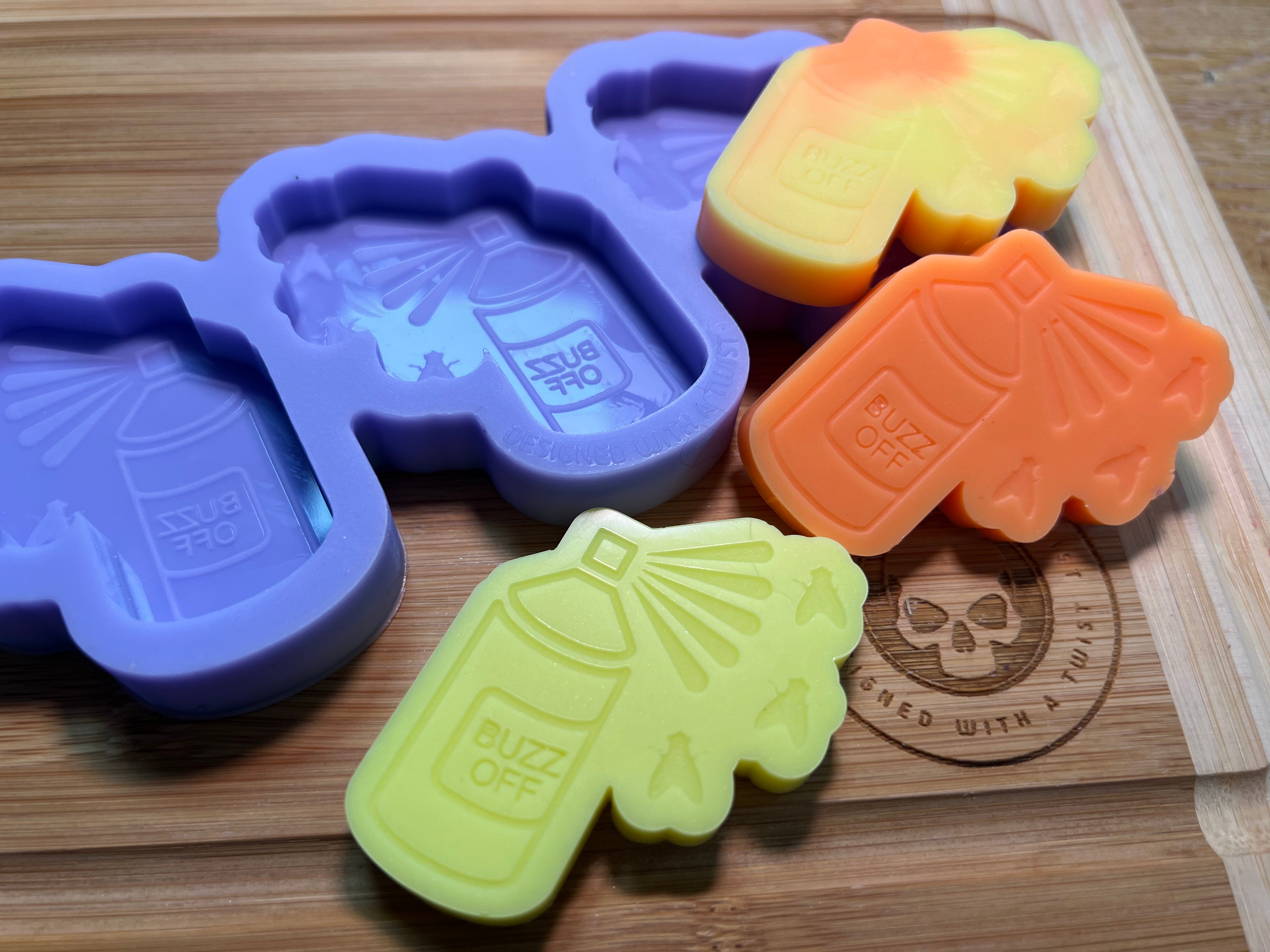 Fly Spray Silicone Mold - Designed with a Twist - Top quality silicone molds made in the UK.