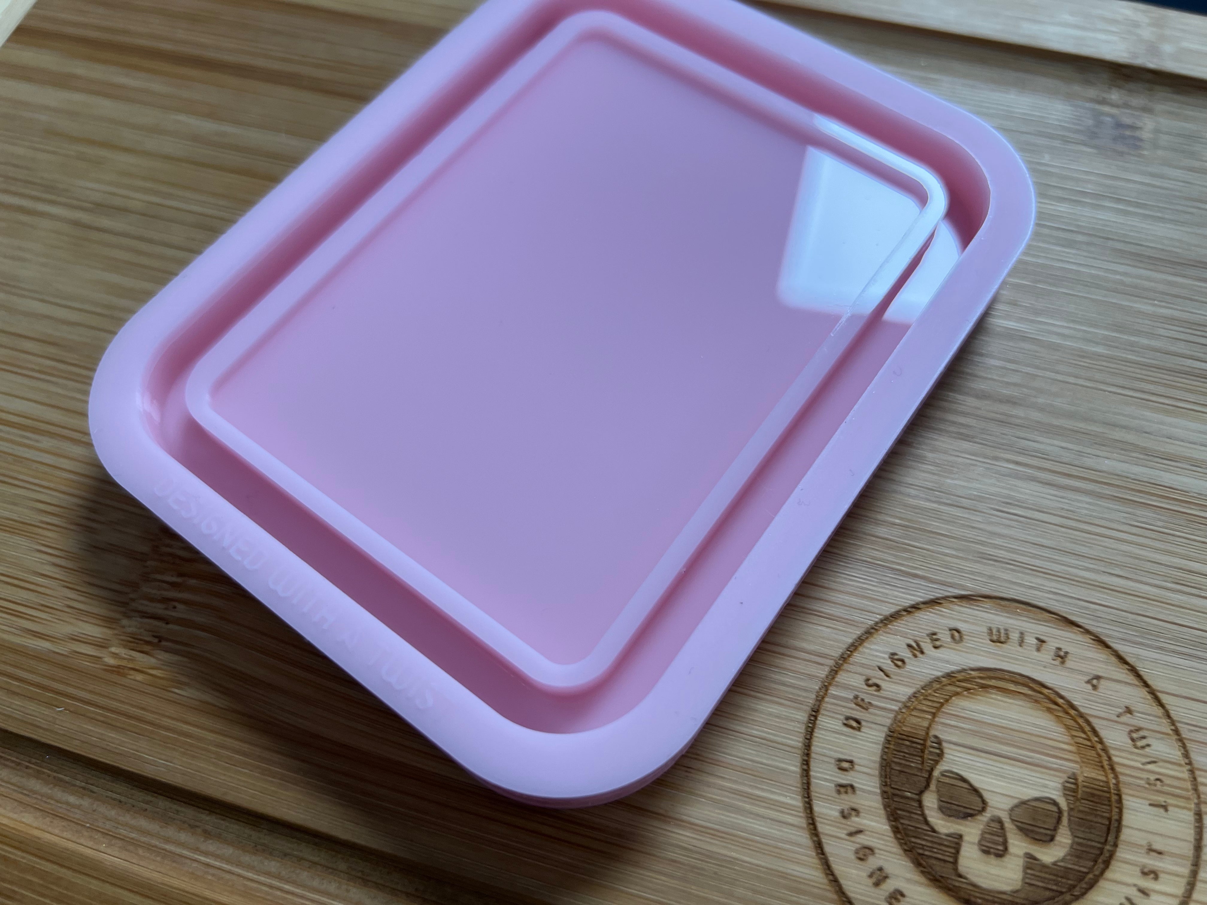 Trade Card Trinket Tray Silicone Mold - Designed with a Twist - Top quality silicone molds made in the UK.