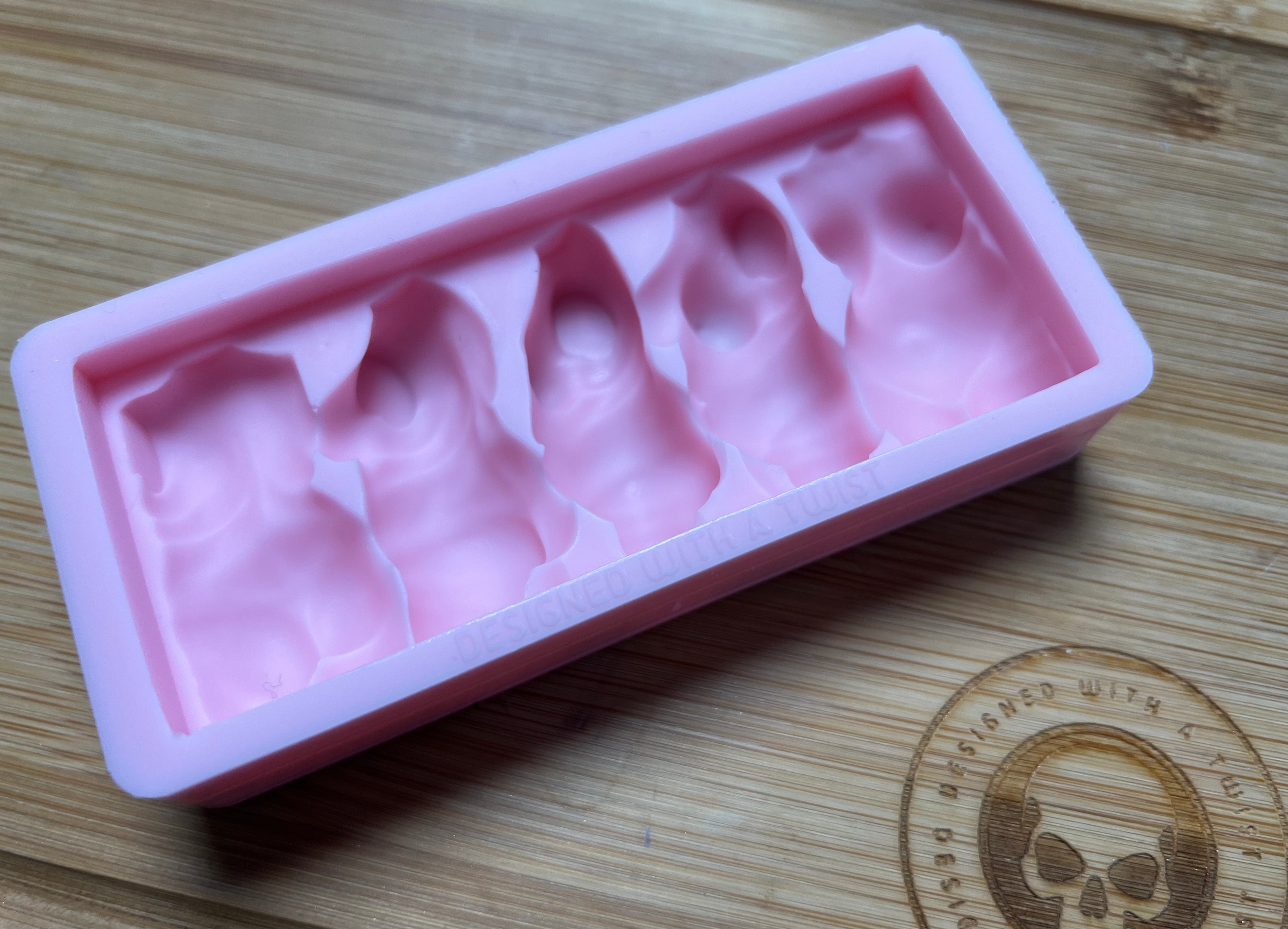 Plus Size Turning Goddess Torso Snapbar Silicone Mold - Designed with a Twist - Top quality silicone molds made in the UK.