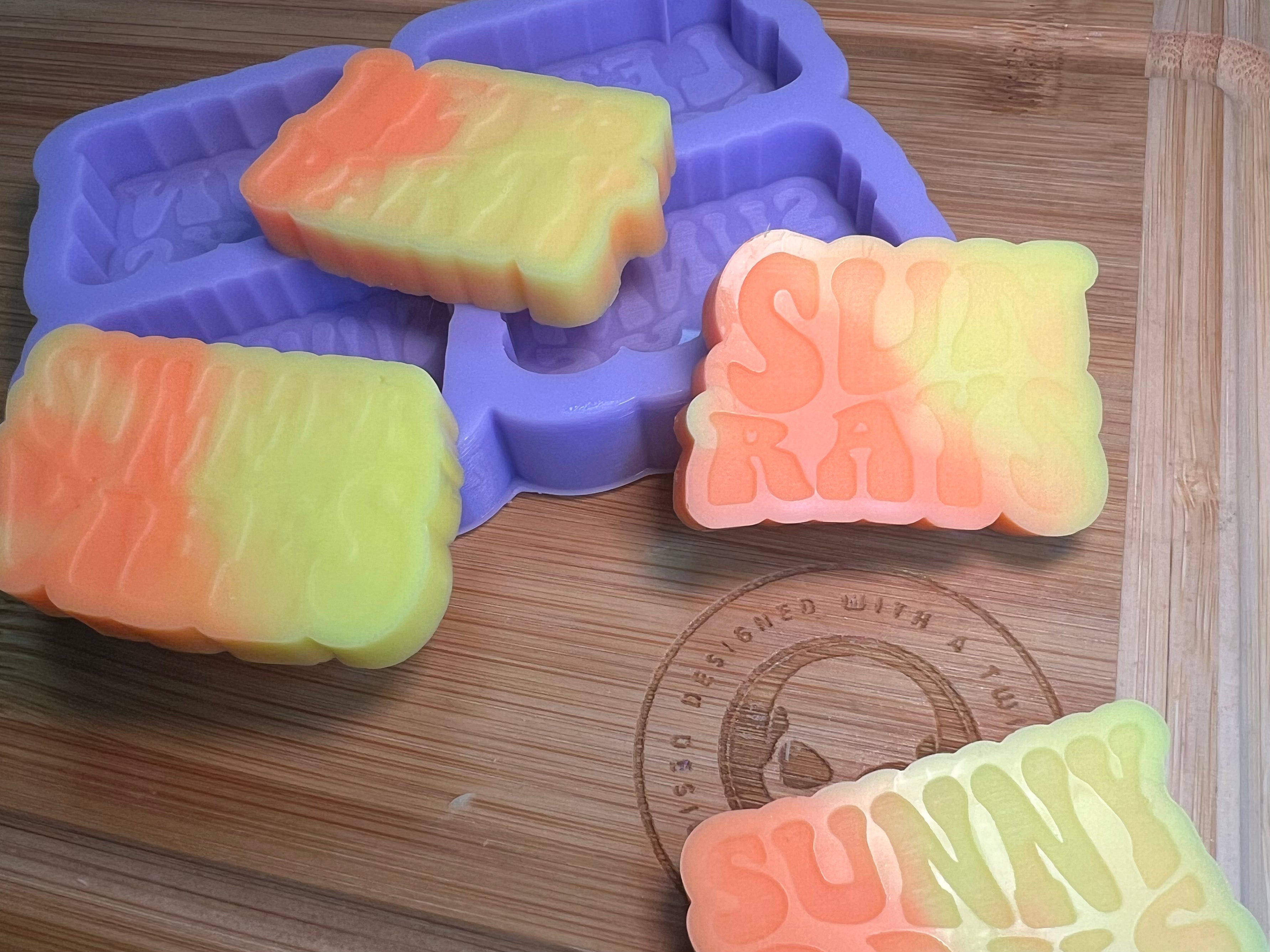 Summer Vibes Silicone Mold - Designed with a Twist - Top quality silicone molds made in the UK.