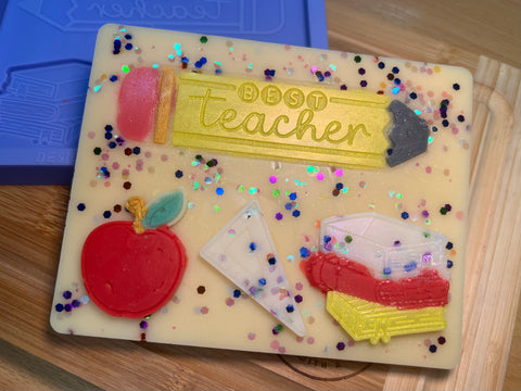 Best Teacher Slab Silicone Mold - Designed with a Twist - Top quality silicone molds made in the UK.