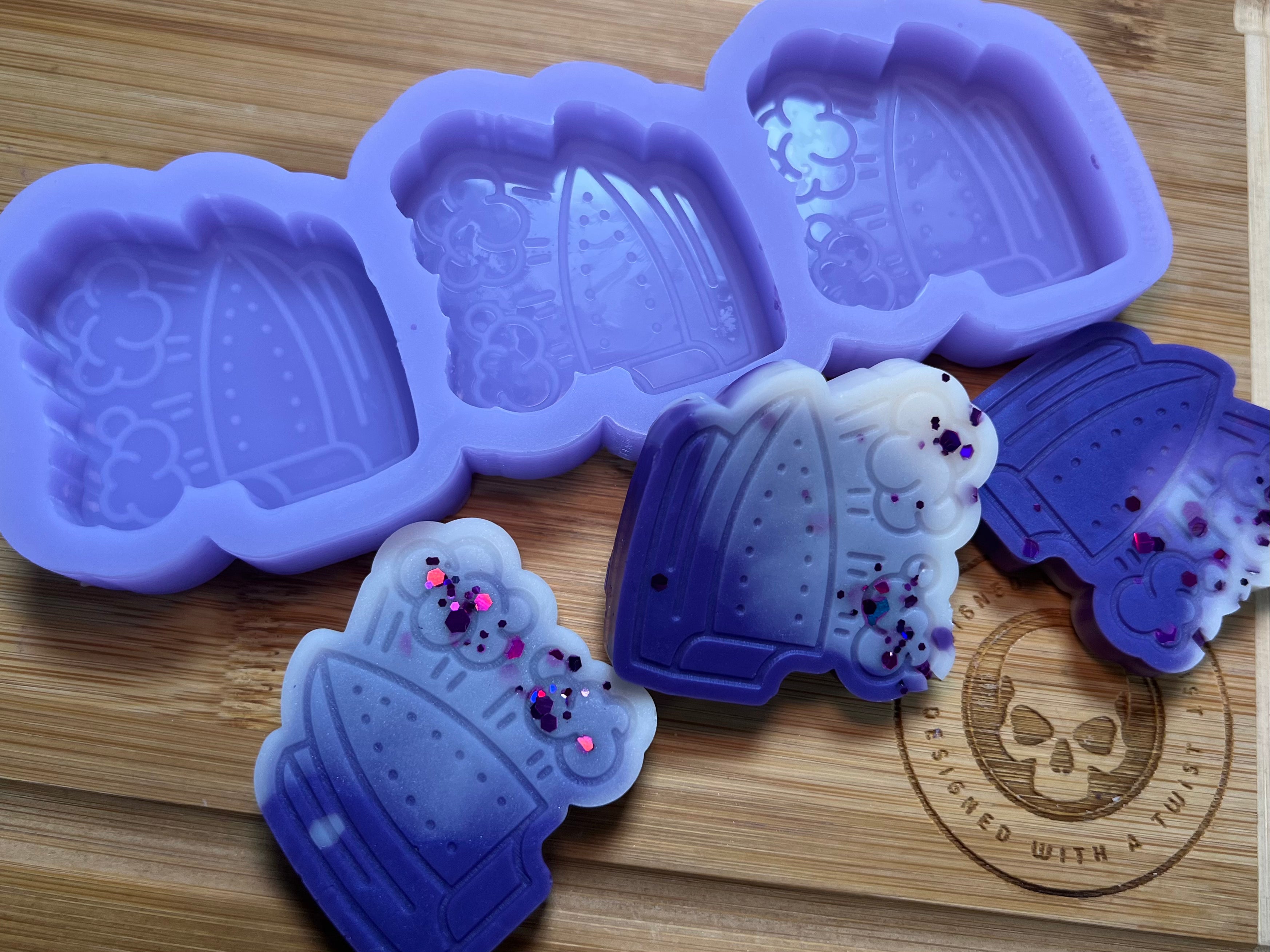Iron Wax Melt Silicone Mold - Designed with a Twist - Top quality silicone molds made in the UK.