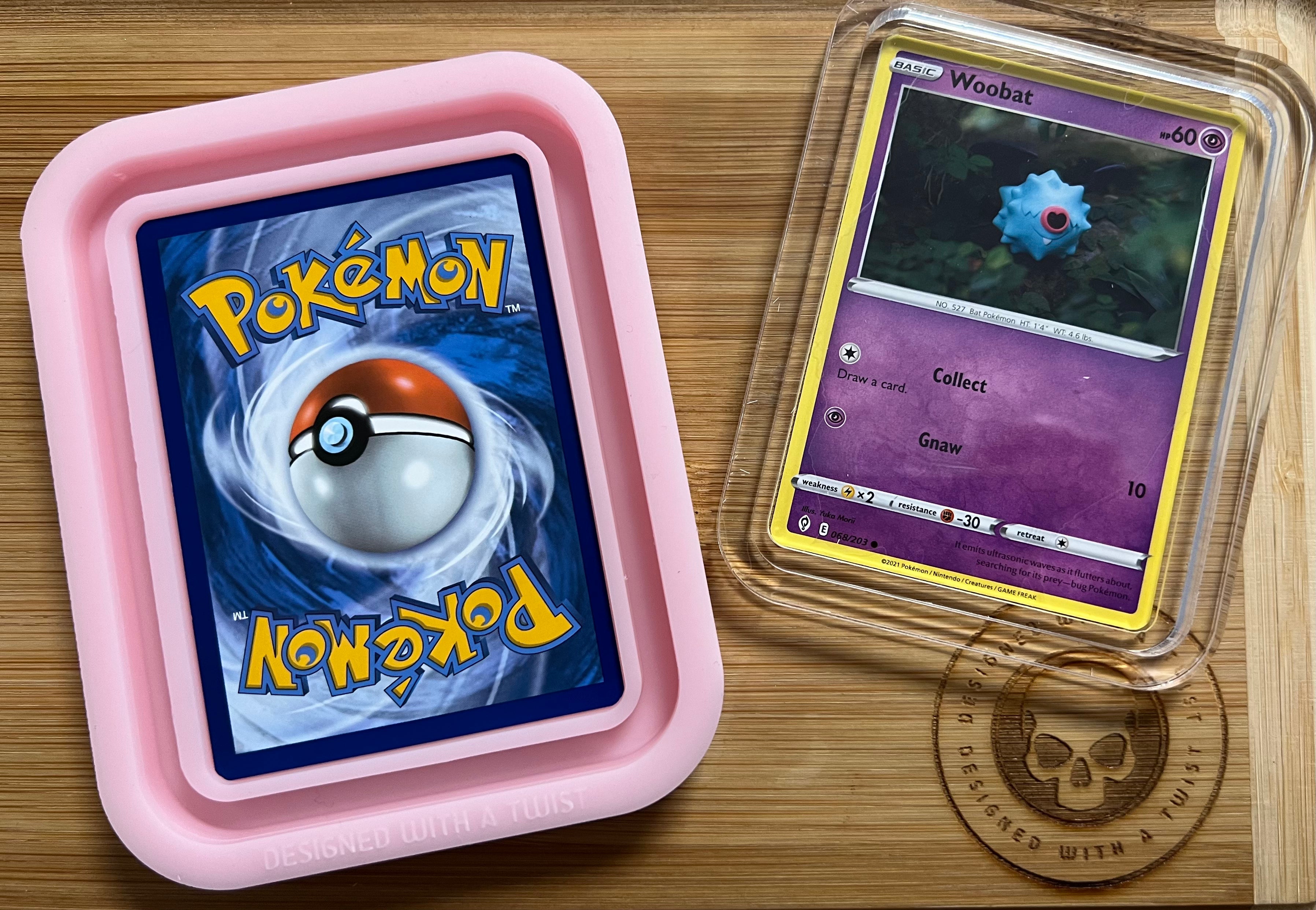 Trade Card Trinket Tray Silicone Mold - Designed with a Twist - Top quality silicone molds made in the UK.