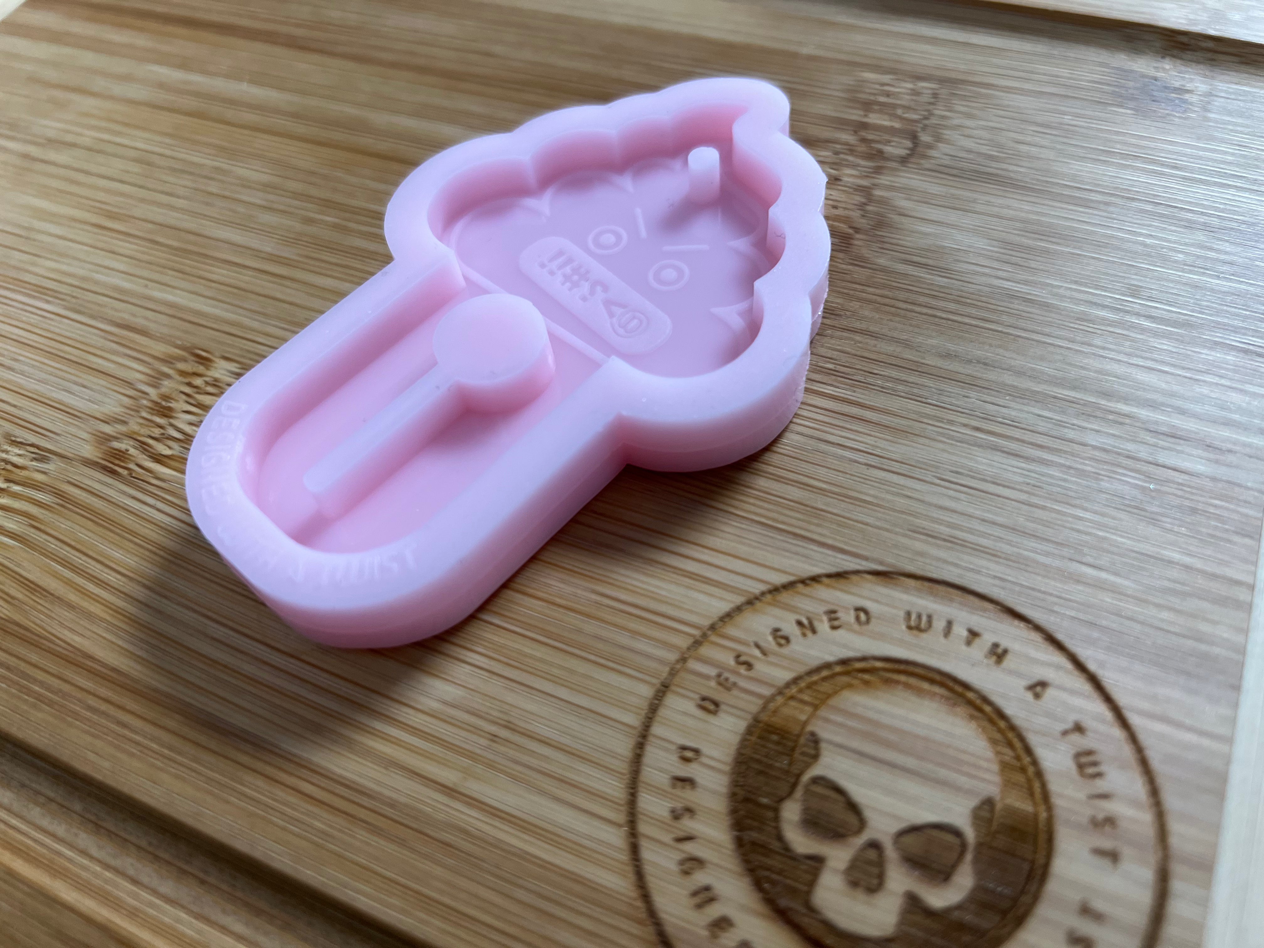 Poop Bag Carrier Keyring Silicone Mould - Designed with a Twist - Top quality silicone molds made in the UK.