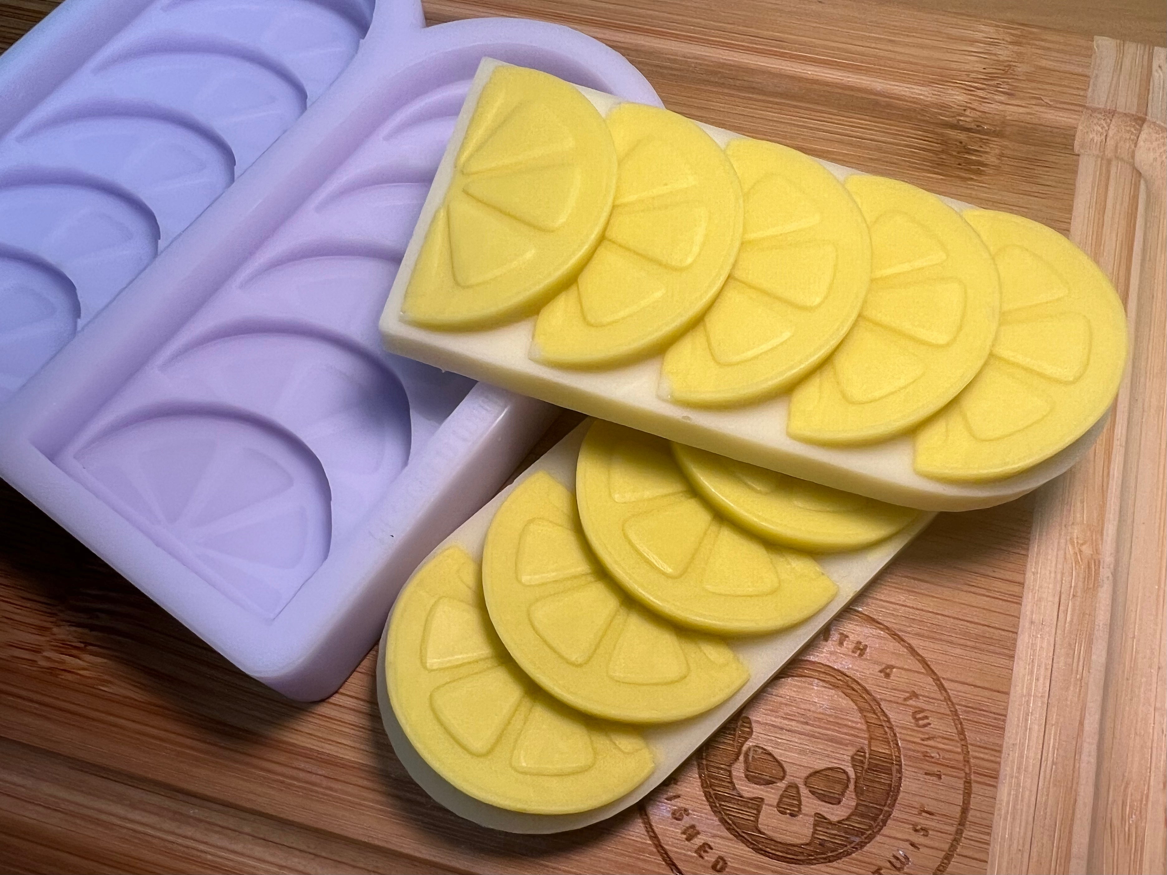 Cartoon Fruit Slice Snapbar Silicone Mold - Designed with a Twist - Top quality silicone molds made in the UK.