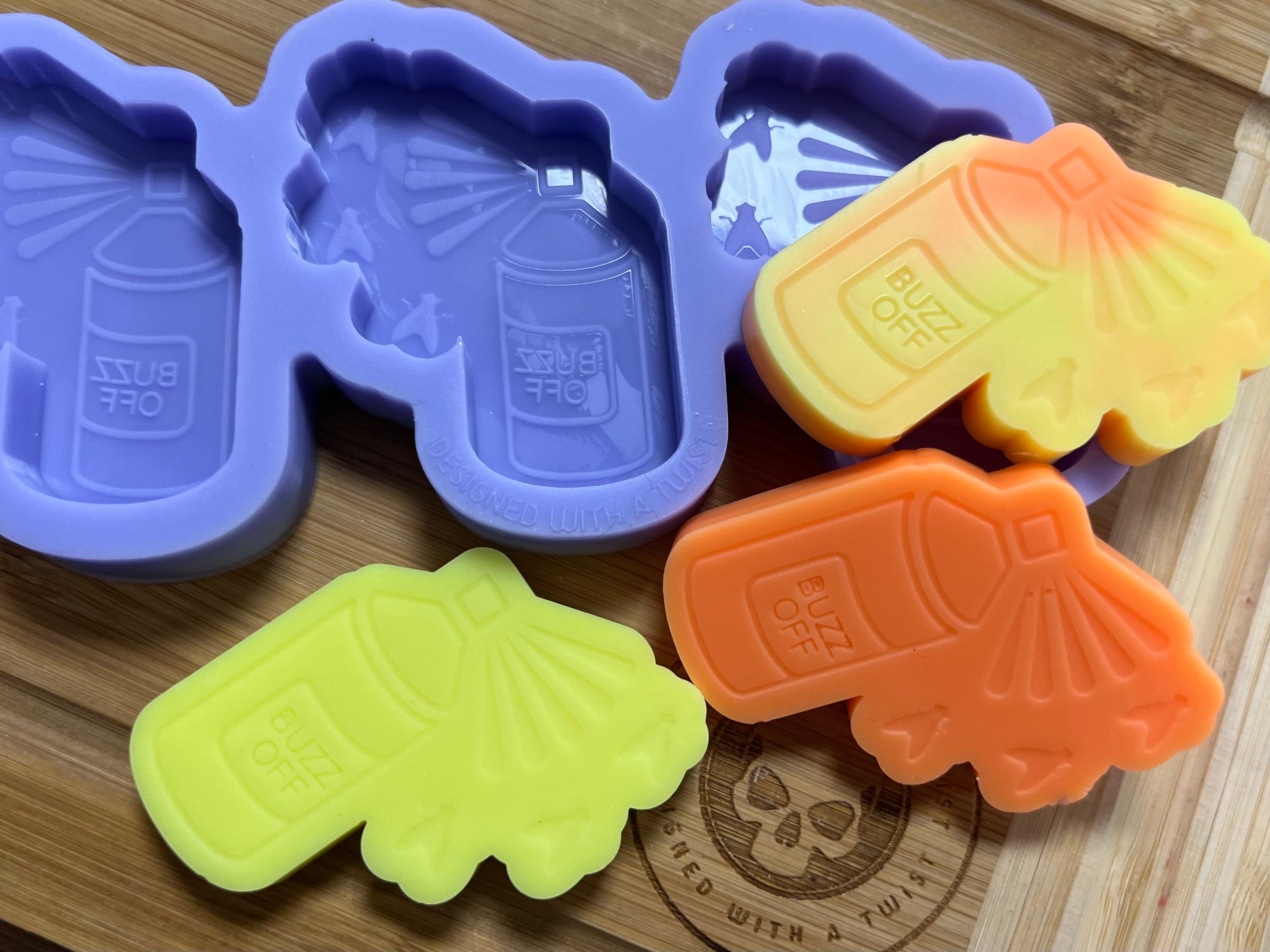 Fly Spray Silicone Mold - Designed with a Twist - Top quality silicone molds made in the UK.