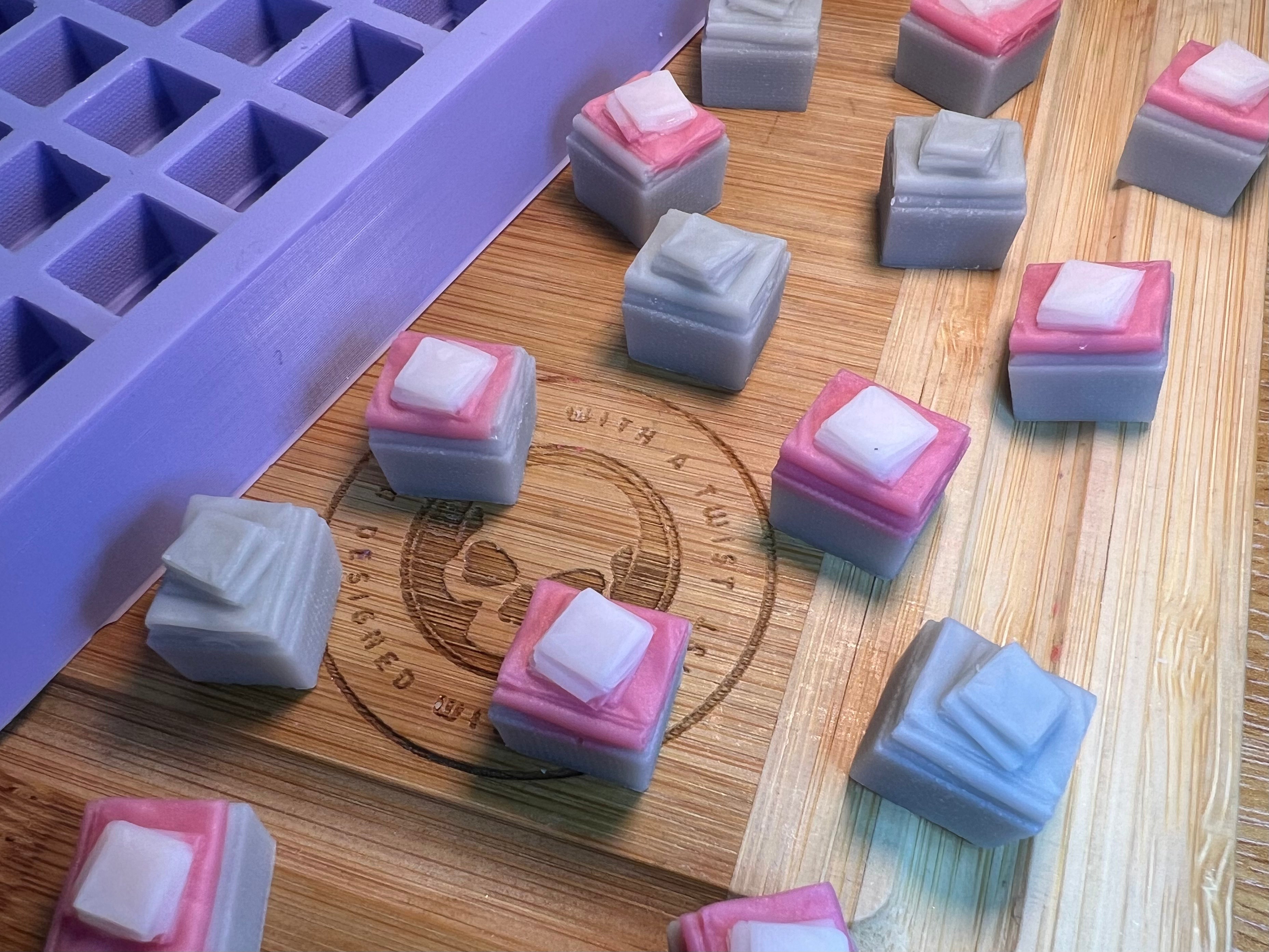 3D Basket Scrape n Scoop Wax Tray Silicone Mold - Designed with a Twist - Top quality silicone molds made in the UK.