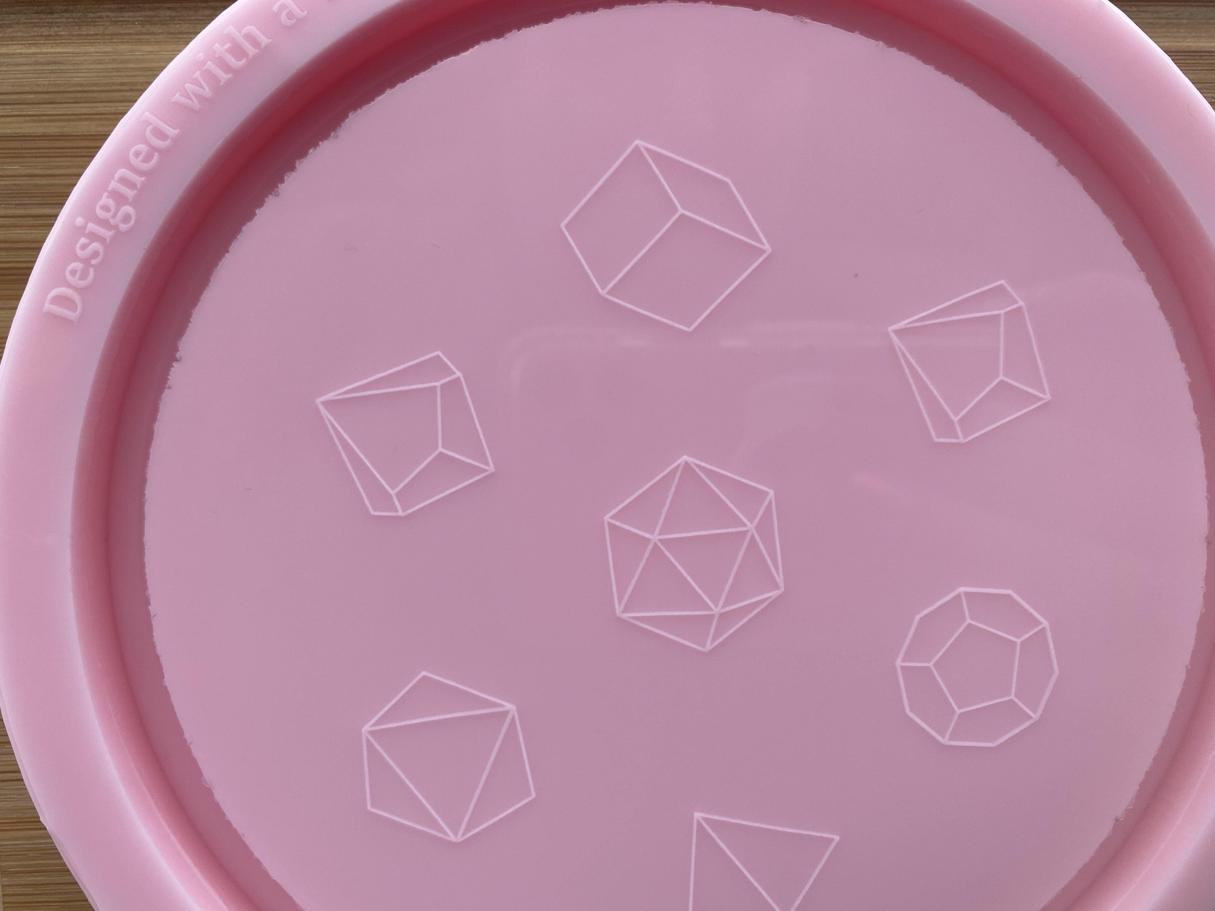 Jewel Dice Tray Silicone Mold - Designed with a Twist - Top quality silicone molds made in the UK.