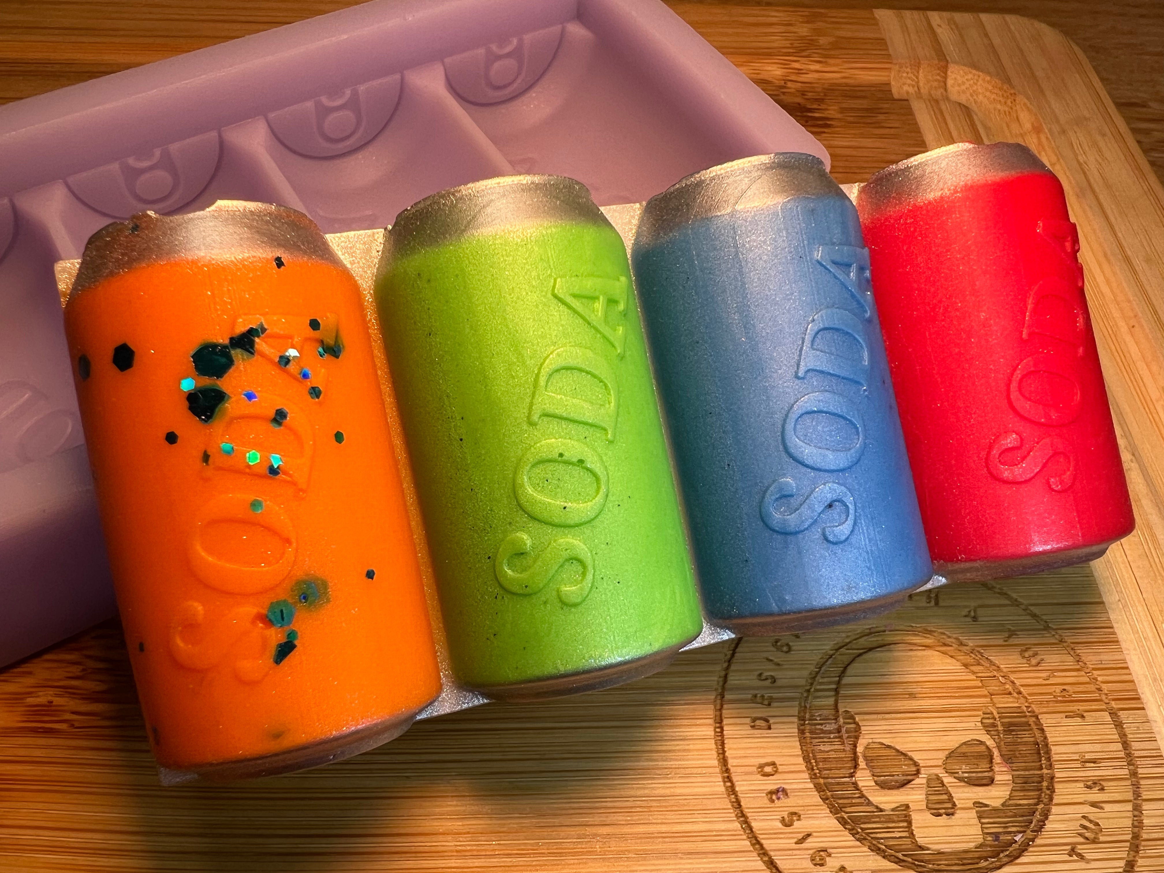 Soda Can Snapbar Silicone Mold - Designed with a Twist - Top quality silicone molds made in the UK.