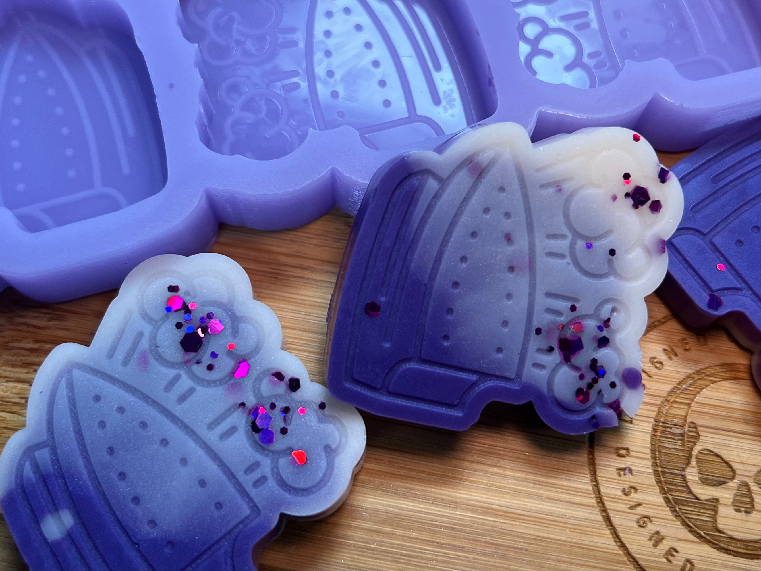 Iron Wax Melt Silicone Mold - Designed with a Twist - Top quality silicone molds made in the UK.