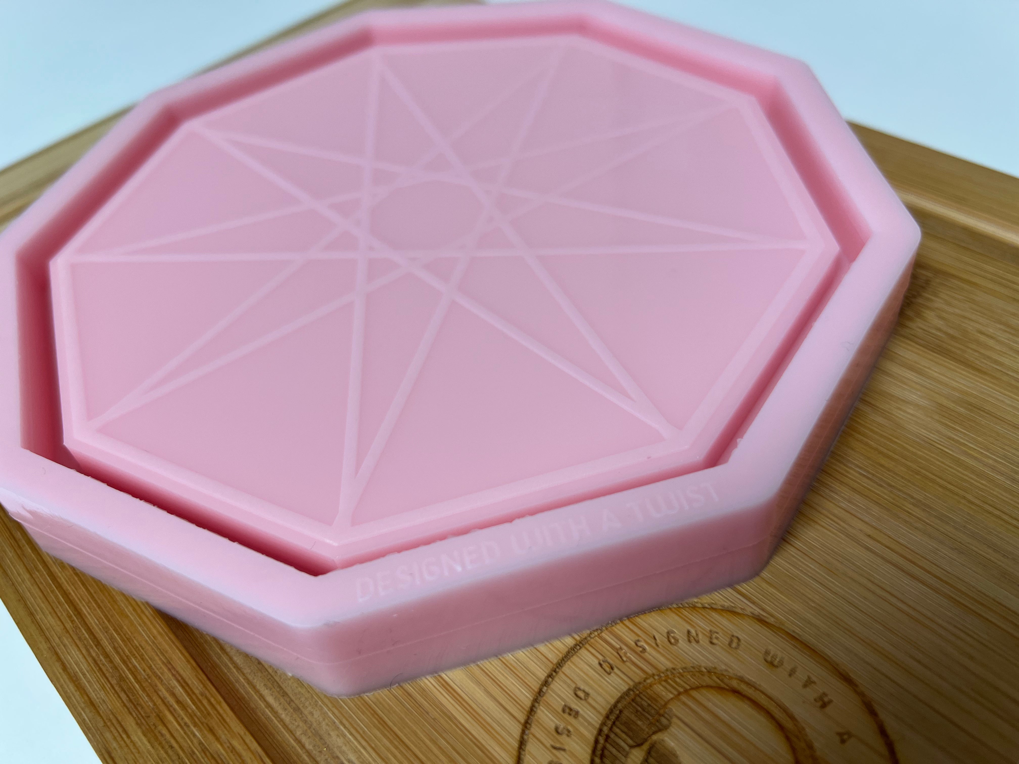 Mystic Dice Tray Silicone Mold - Designed with a Twist - Top quality silicone molds made in the UK.