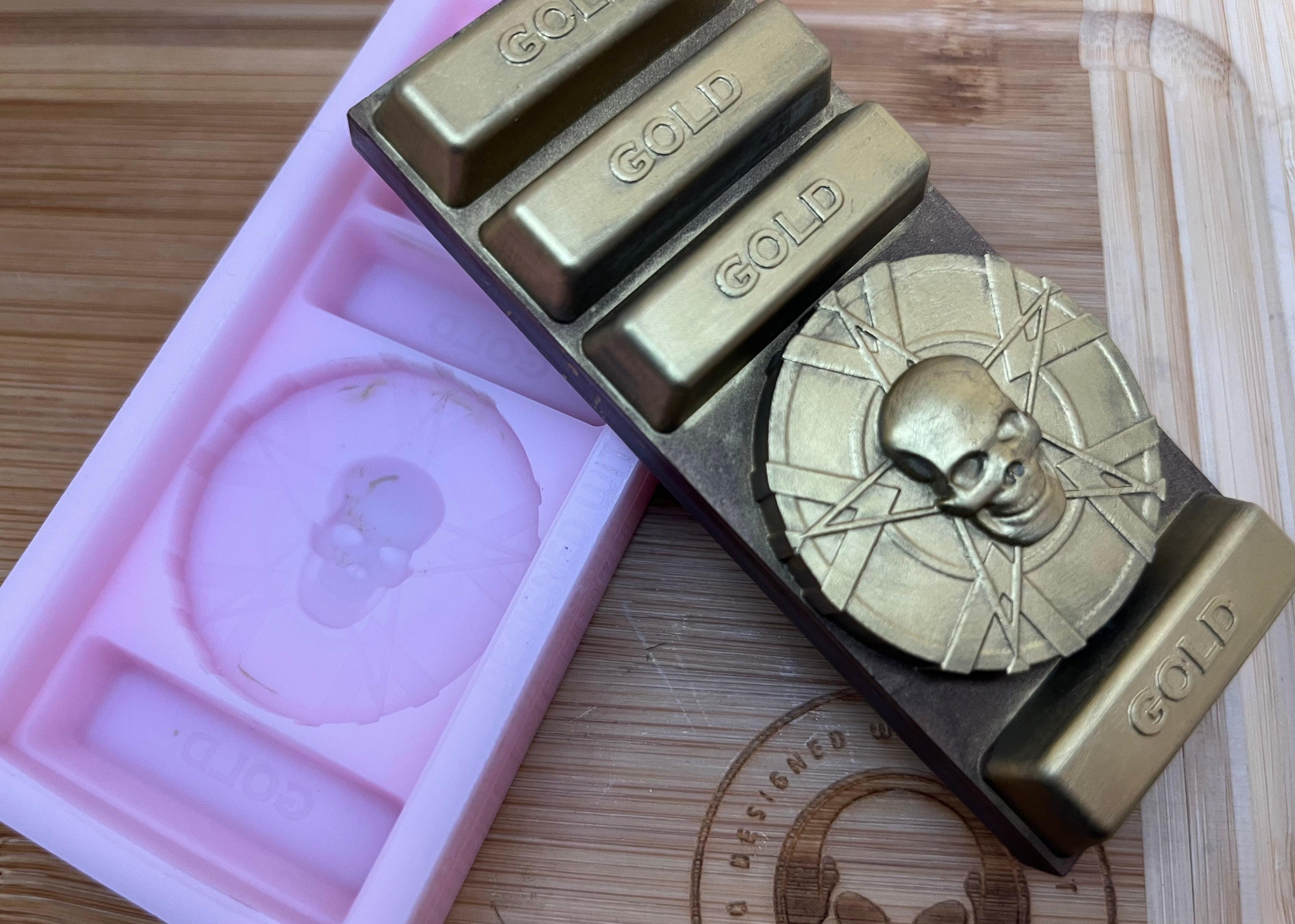 3d Pirate Treasure Chest Snapbar Silicone Mold - Designed with a Twist - Top quality silicone molds made in the UK.