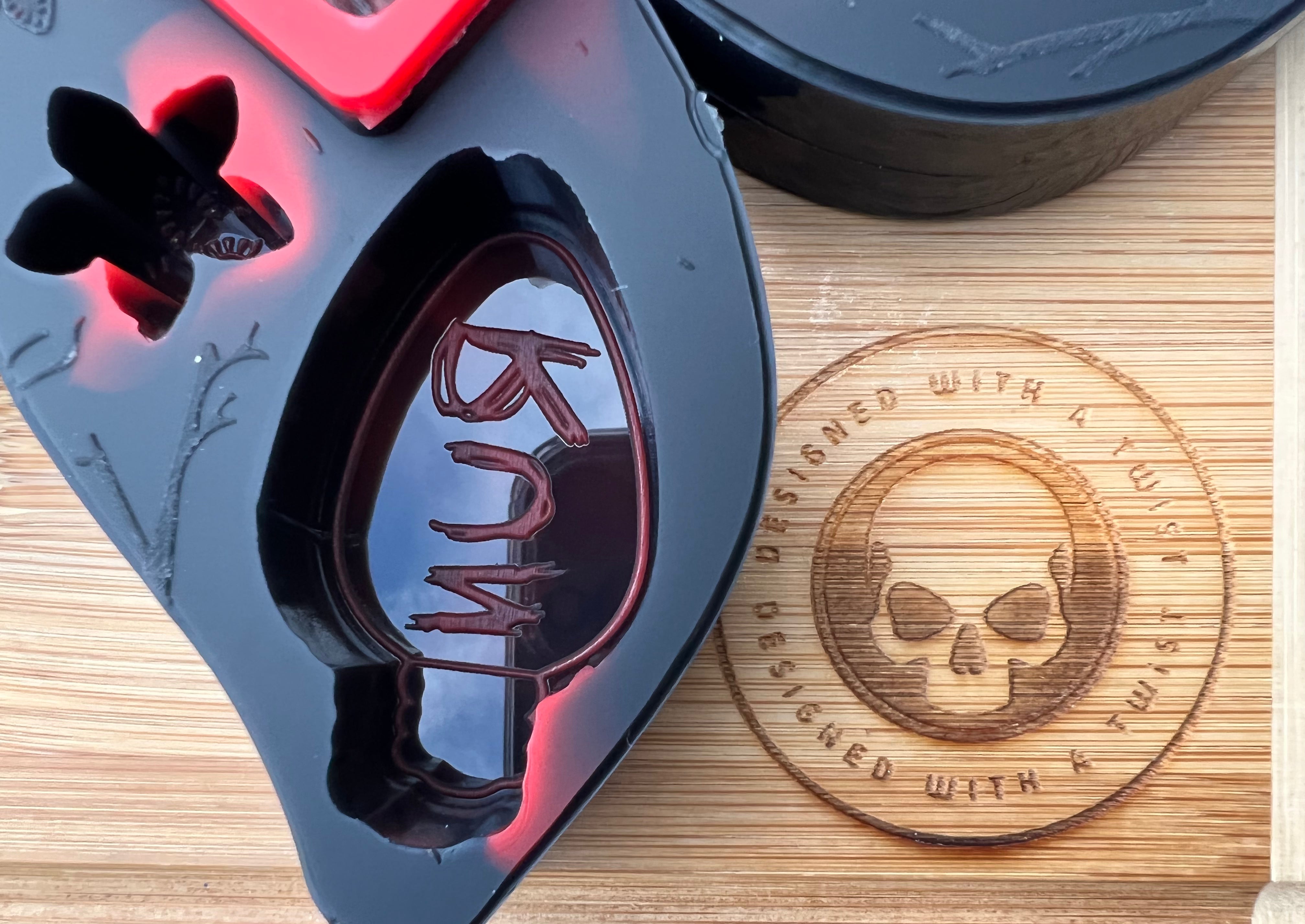 Upside Down Wax Melt and Snap Bar Silicone Mold - Designed with a Twist - Top quality silicone molds made in the UK.