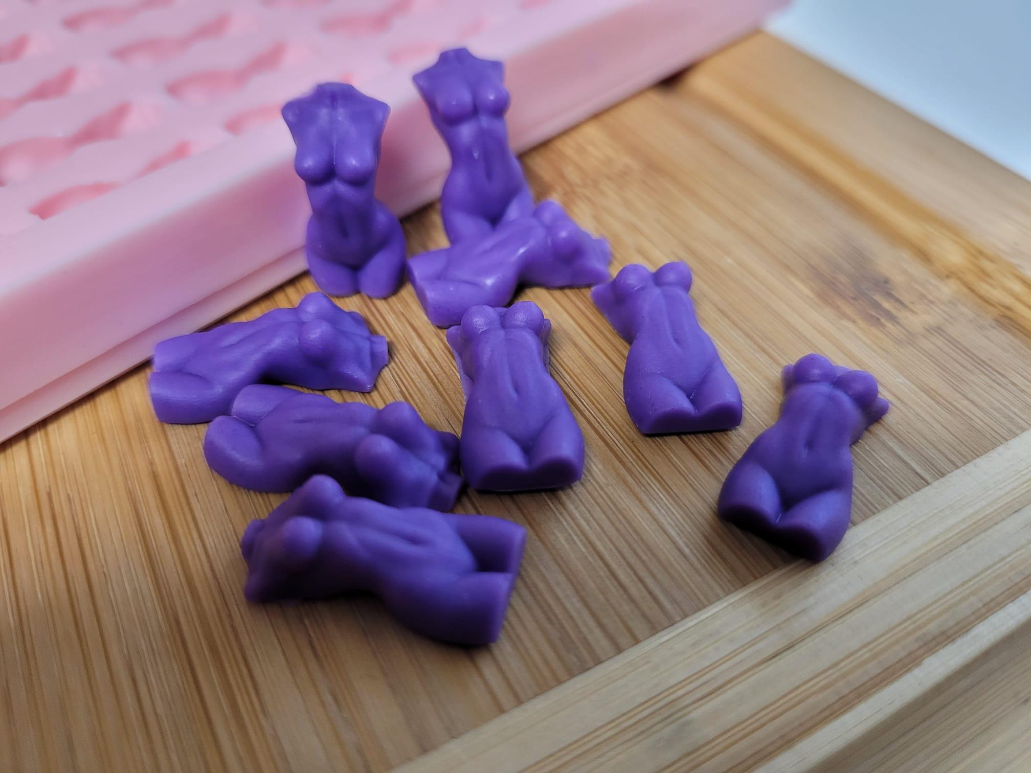 Goddess Torso Scrape n Scoop Wax Silicone Mold - Designed with a Twist - Top quality silicone molds made in the UK.