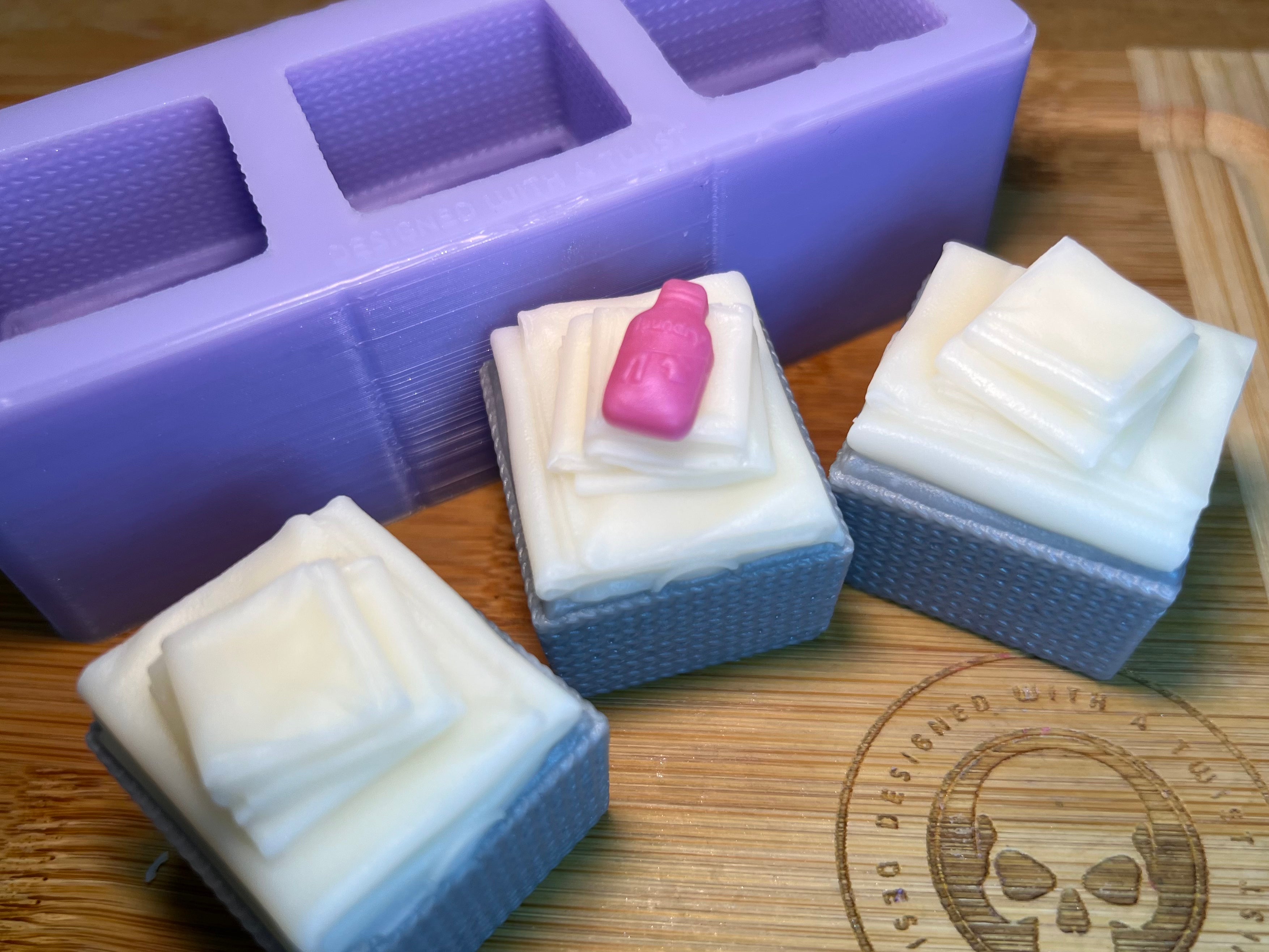 3D Basket Wax Melt Silicone Mold - Designed with a Twist - Top quality silicone molds made in the UK.