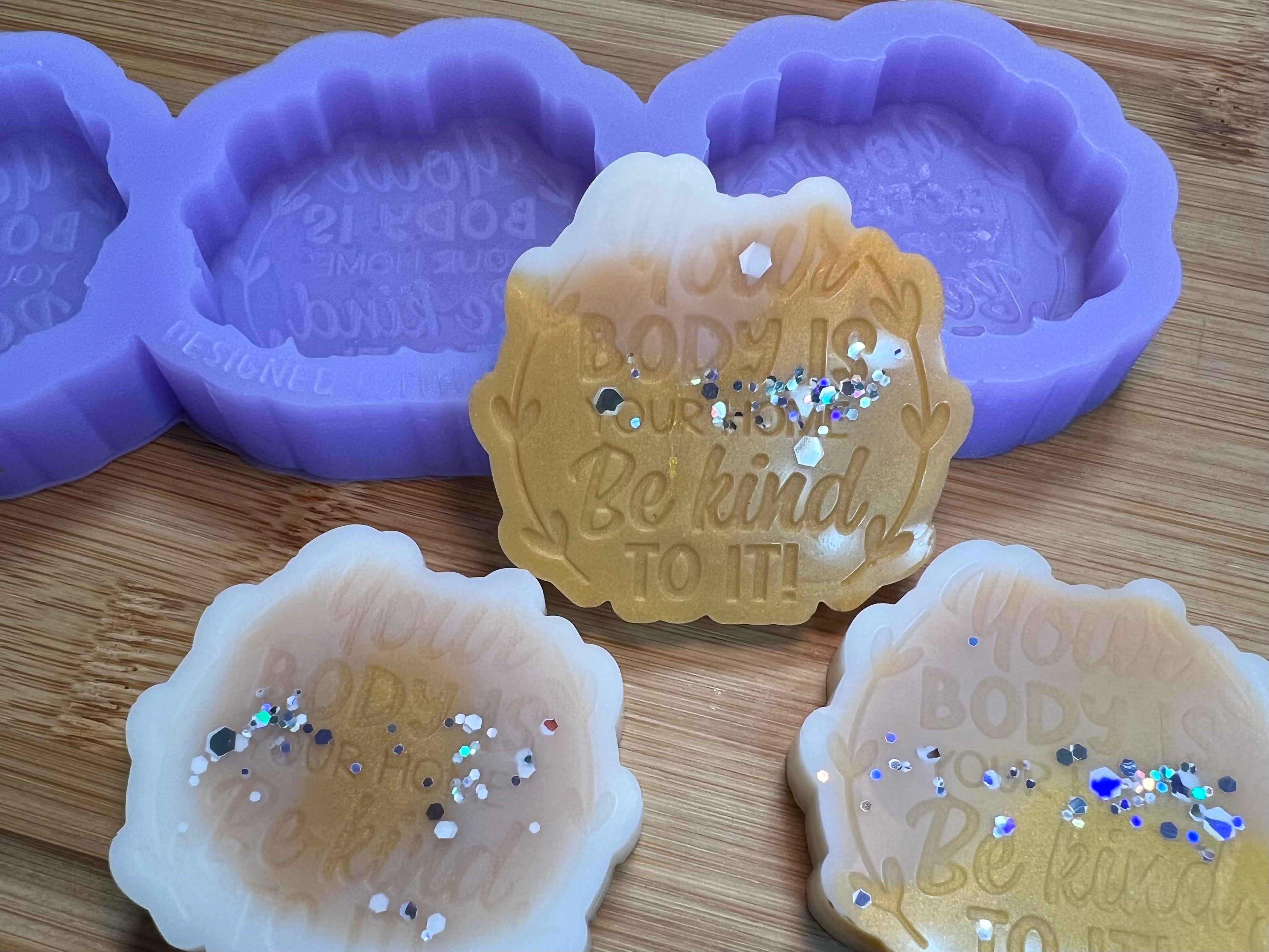 Your Body Is Your Home Wax Melt Silicone Mold - Designed with a Twist - Top quality silicone molds made in the UK.